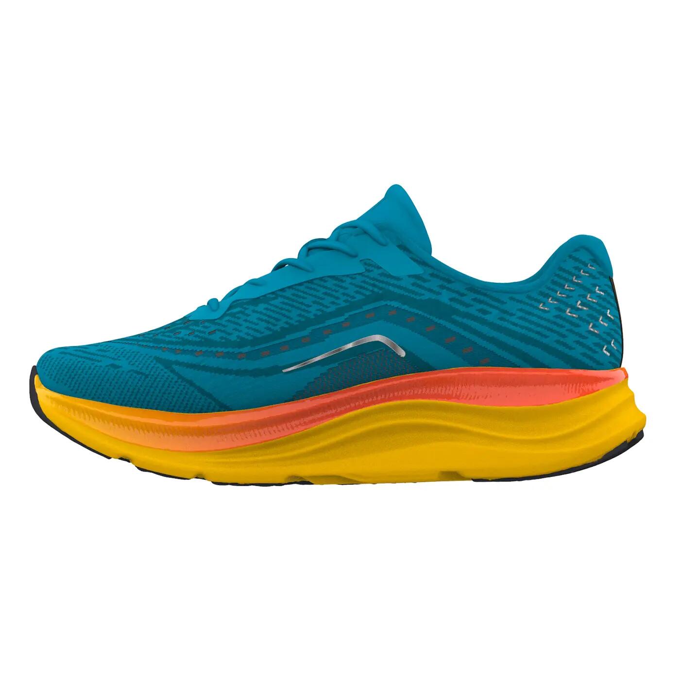 Scarpe da training Kappa Kontroll 2 blu turchese e giallo 3/5