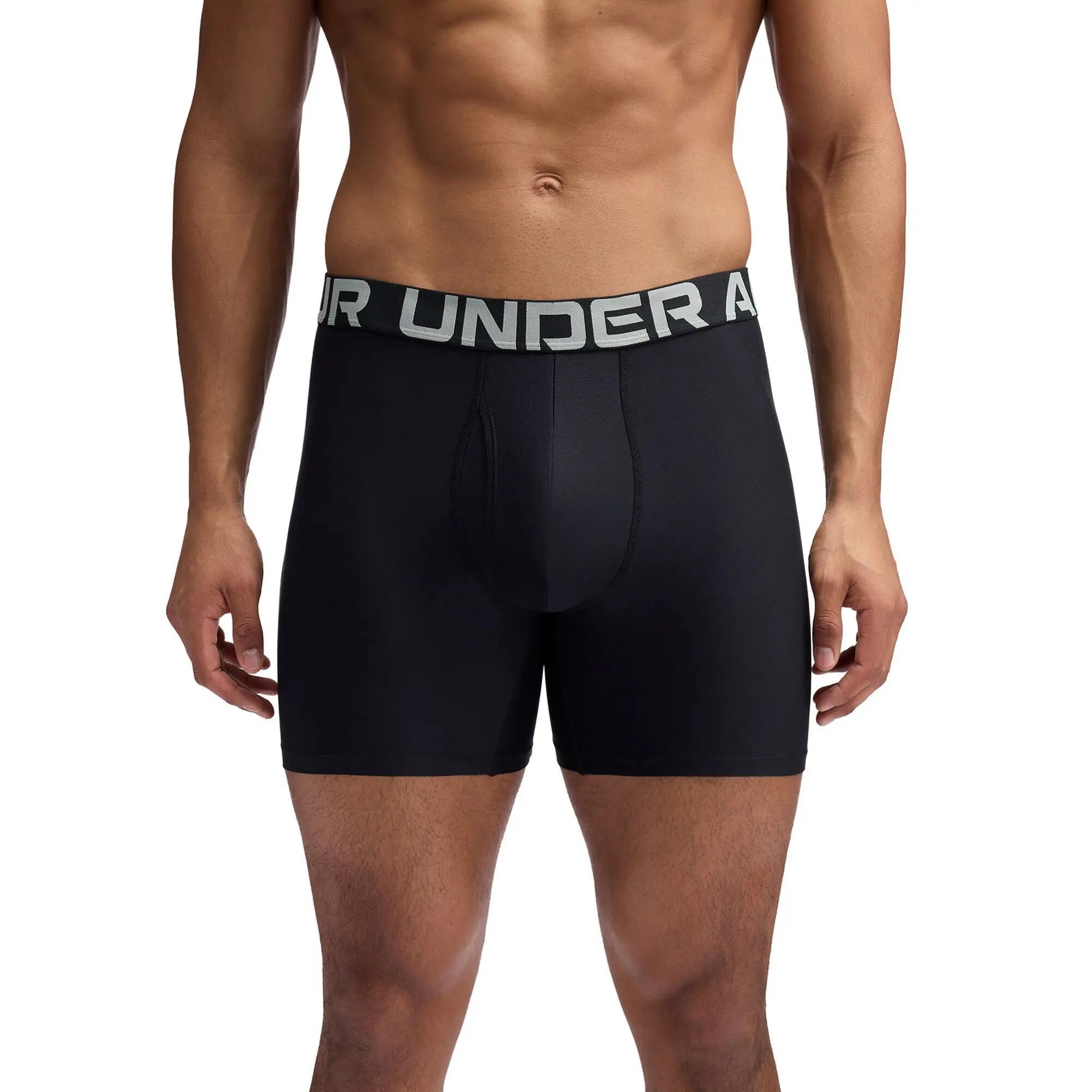 Boxershort Herren 3er Pack Figurbetont-UA PERFORMANCE TECH - SOLID 6 IN 3PK 4/5