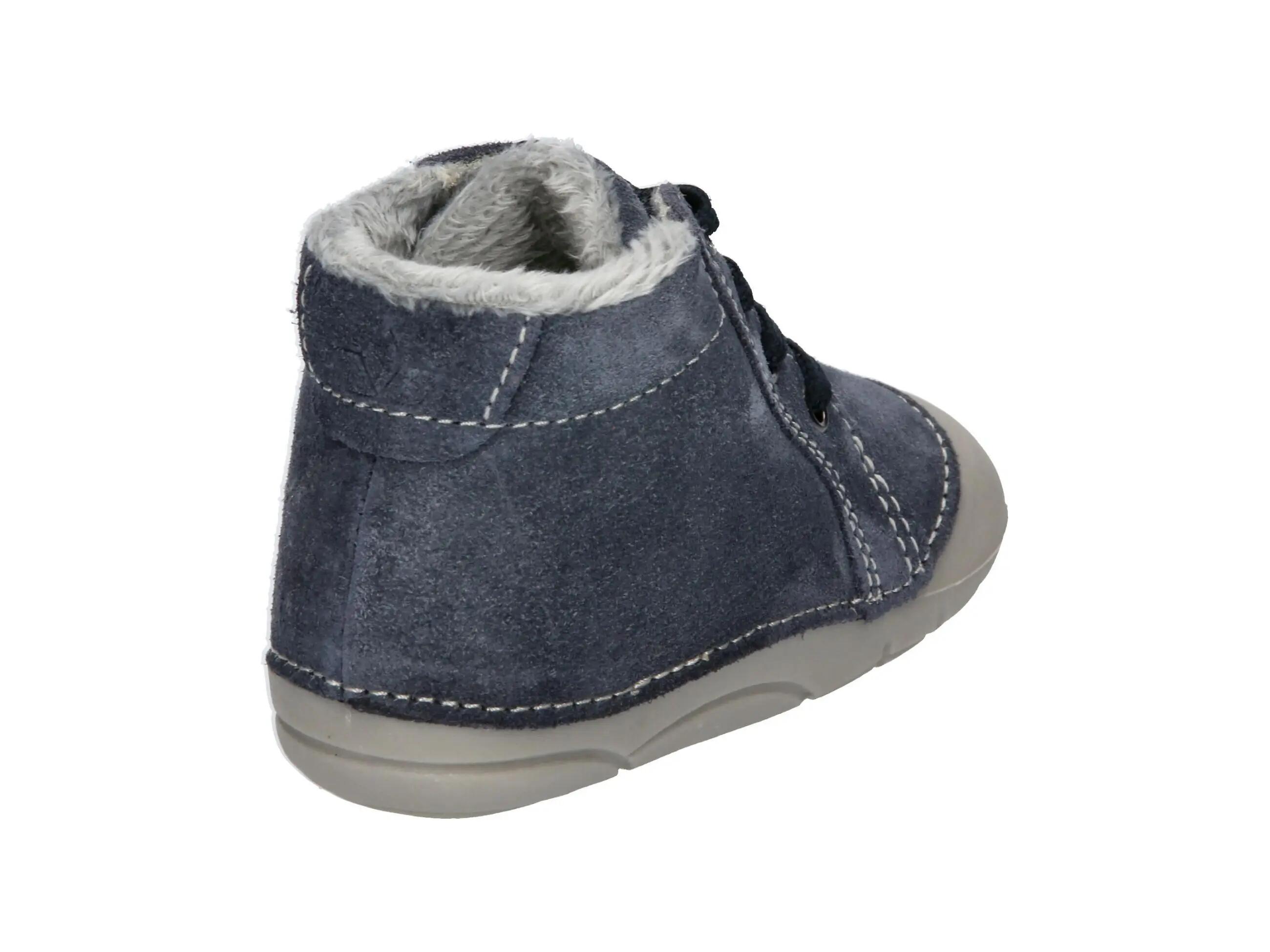 Chaussures - course - garçons - velours, doublure chaude - merle - bleu foncé 4/6