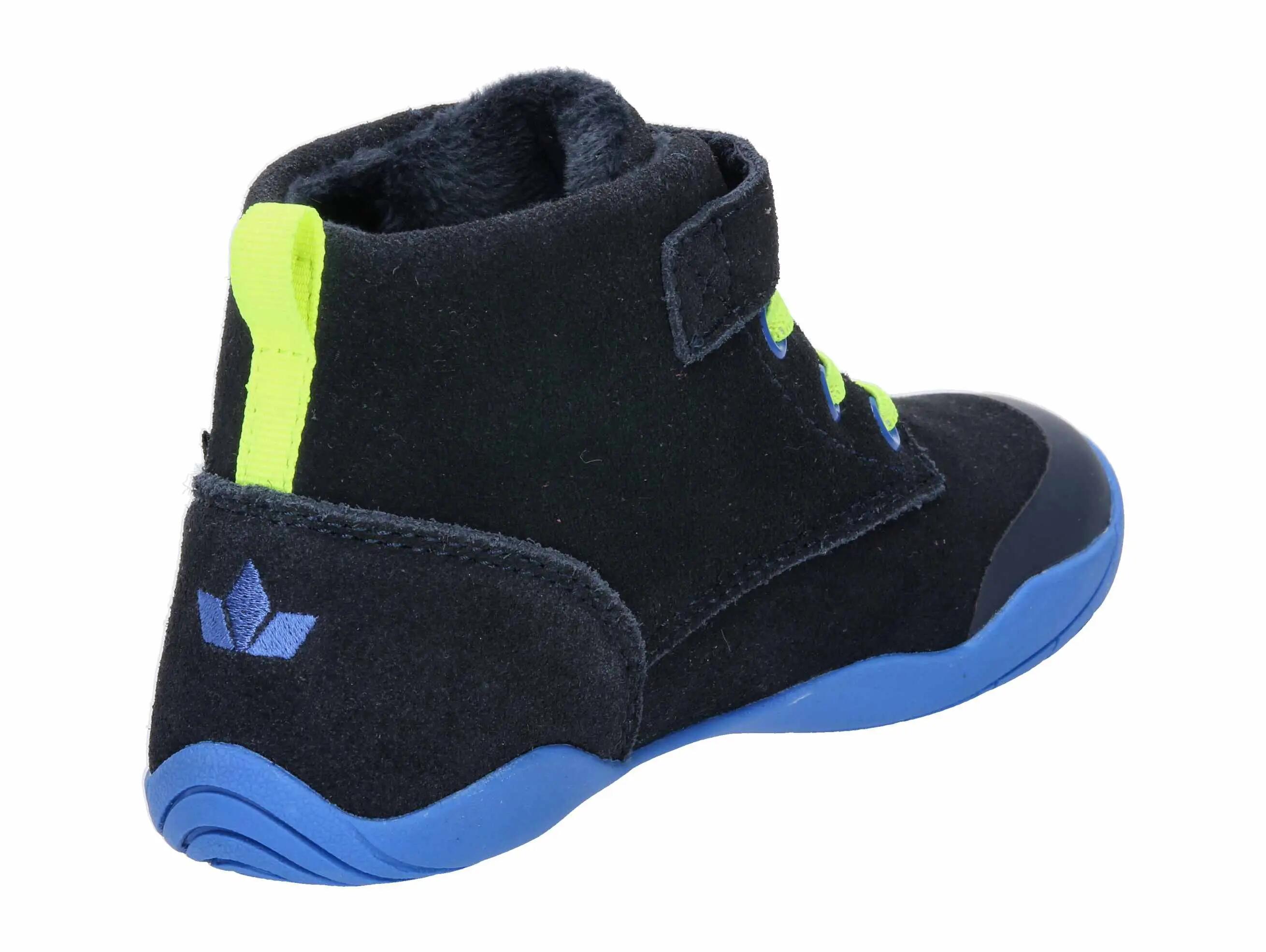 scarpe barefoot - bambini - Praslin High - velours, membrane Comfortex - blau 4/6