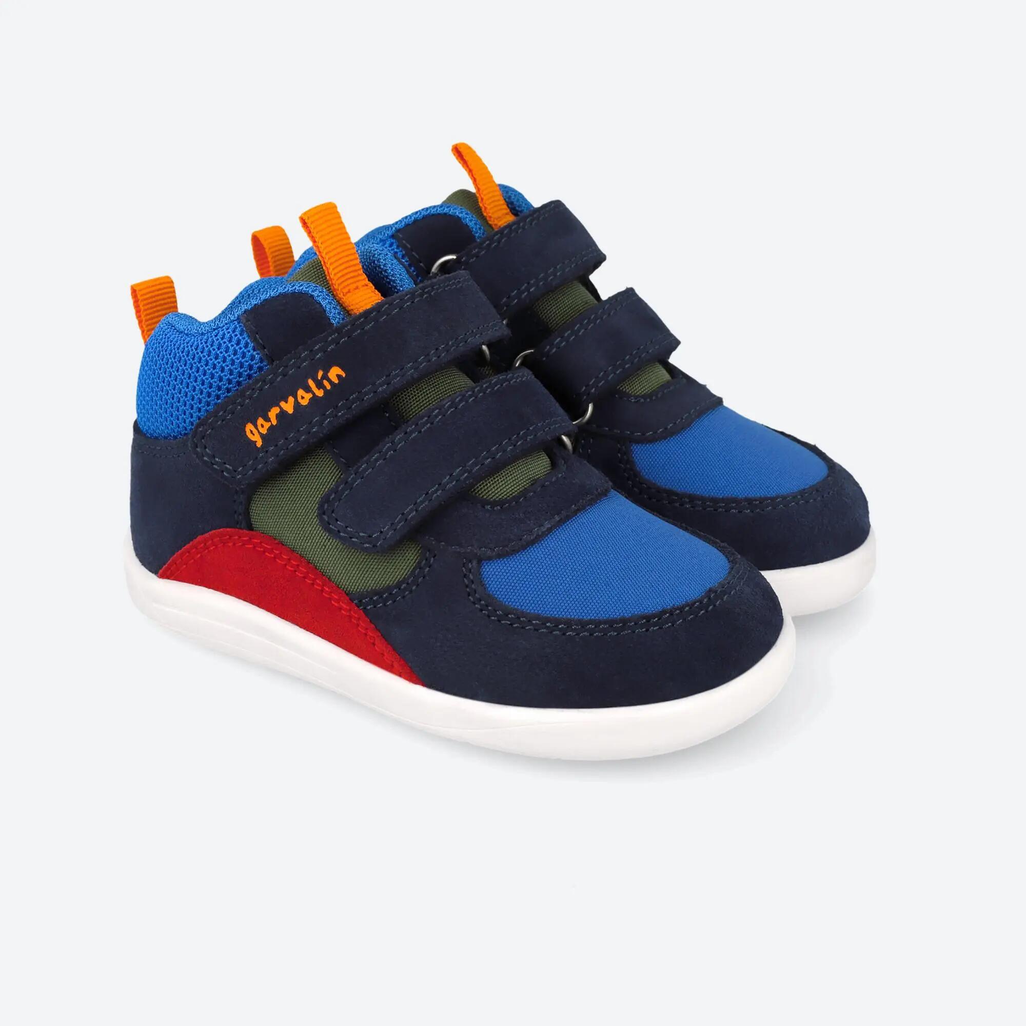 Botins barefoot  Infantis Garvalín 261327A Azul Marinho Fecho Adesivo 2/6