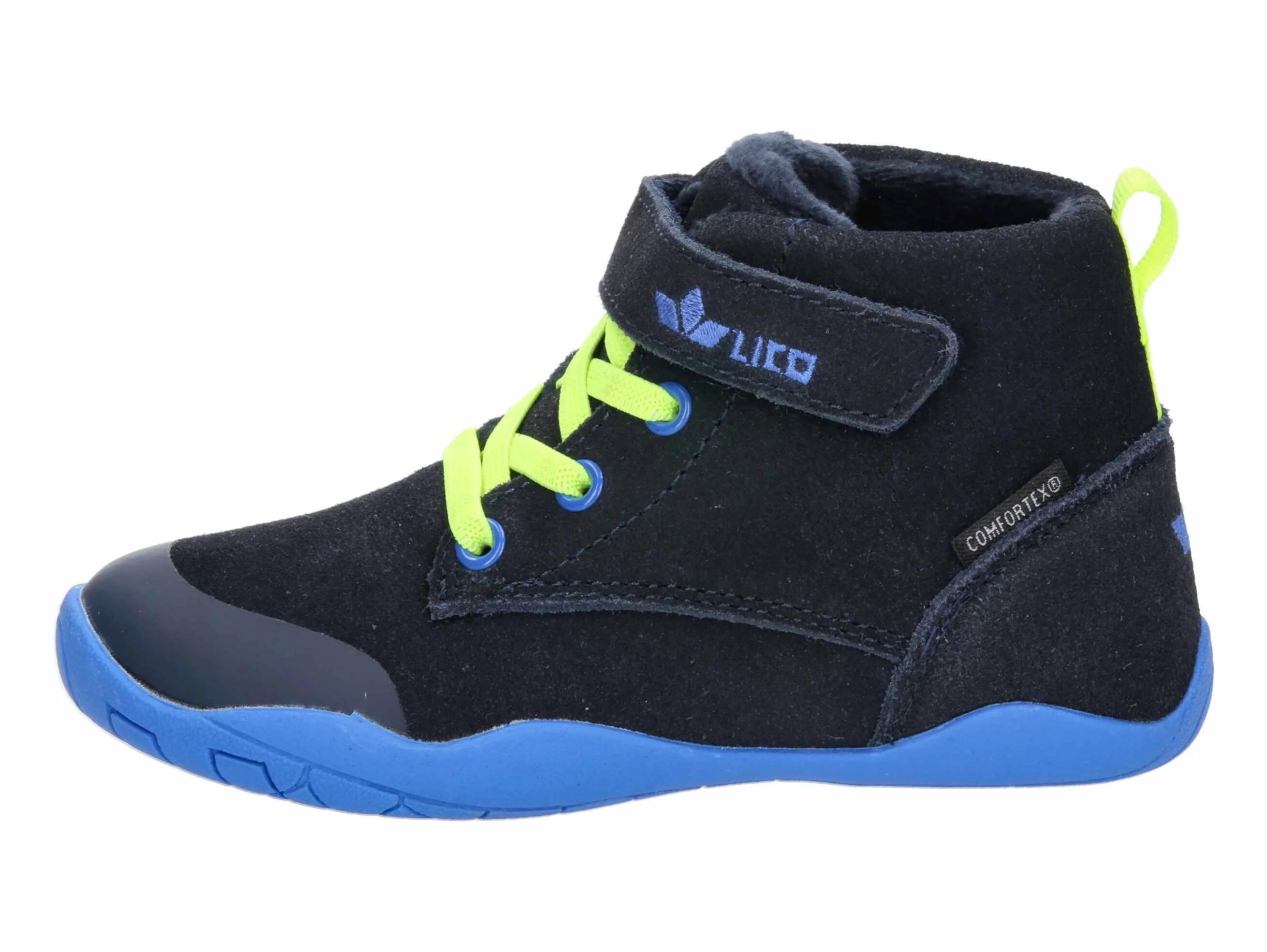 scarpe barefoot - bambini - Praslin High - velours, membrane Comfortex - blau 2/6