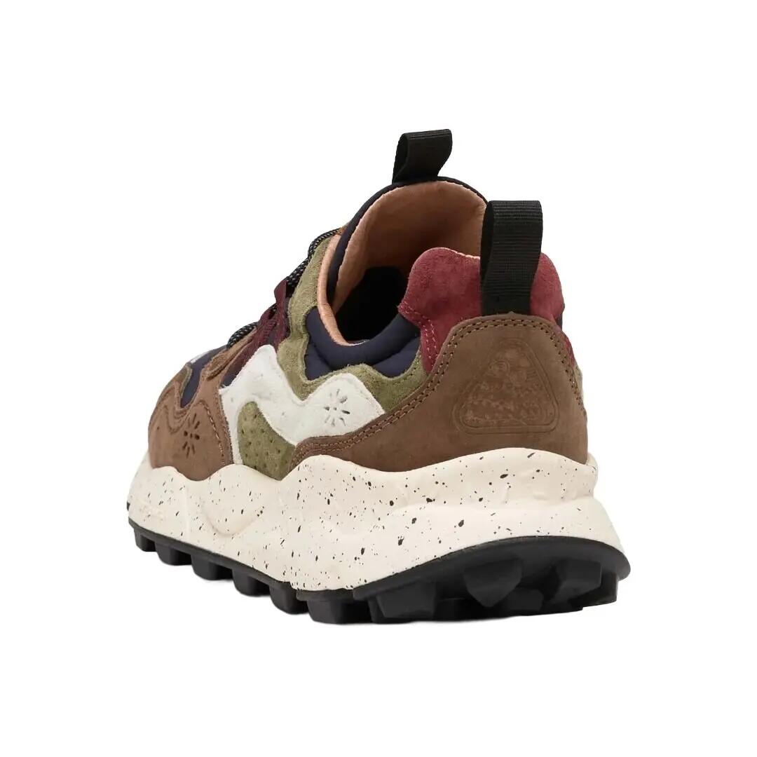 Zapatillas Flower Mountain Multicolor Yamano 3 Man Suede Nylon Brown Navy Cómod 4/5