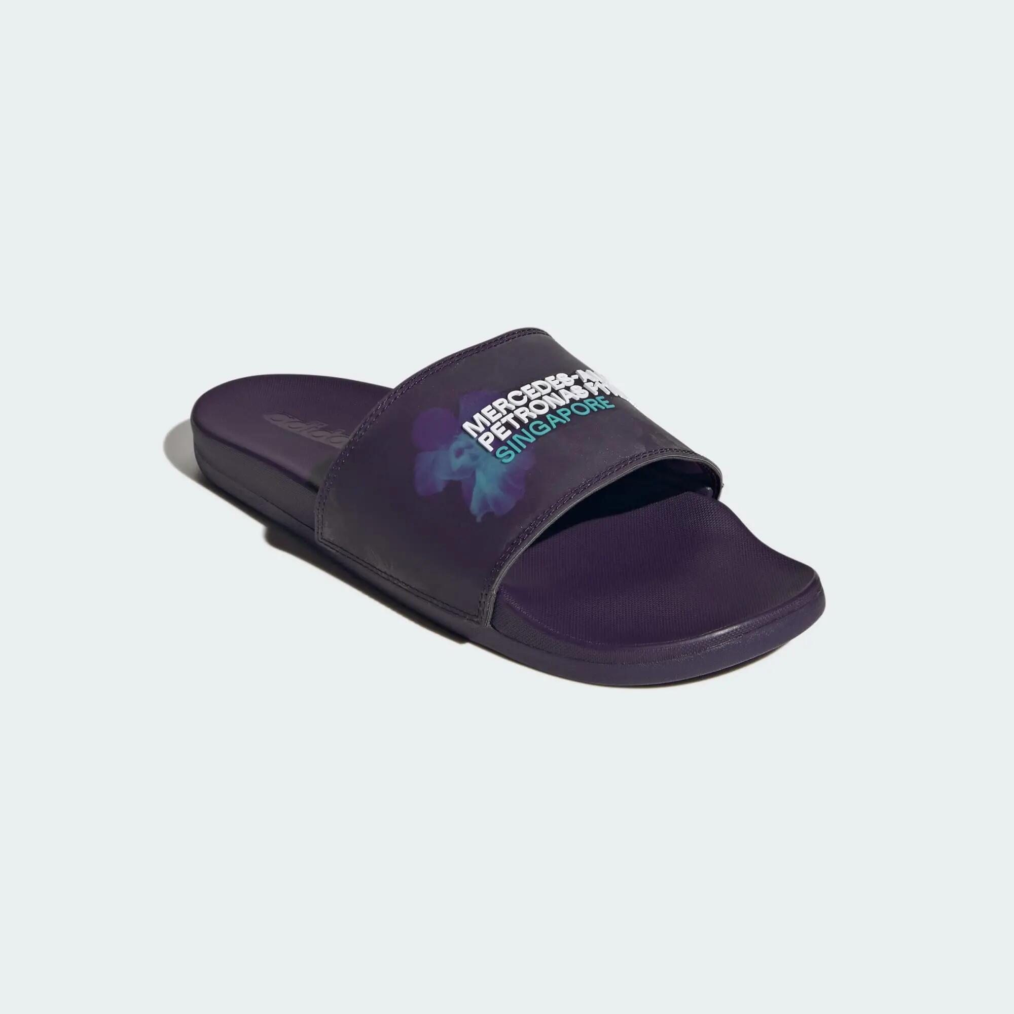 KLAPKI ADILETTE COMFORT SLIDES MERCEDES AMG PETRONAS F1 TEAM 4/8