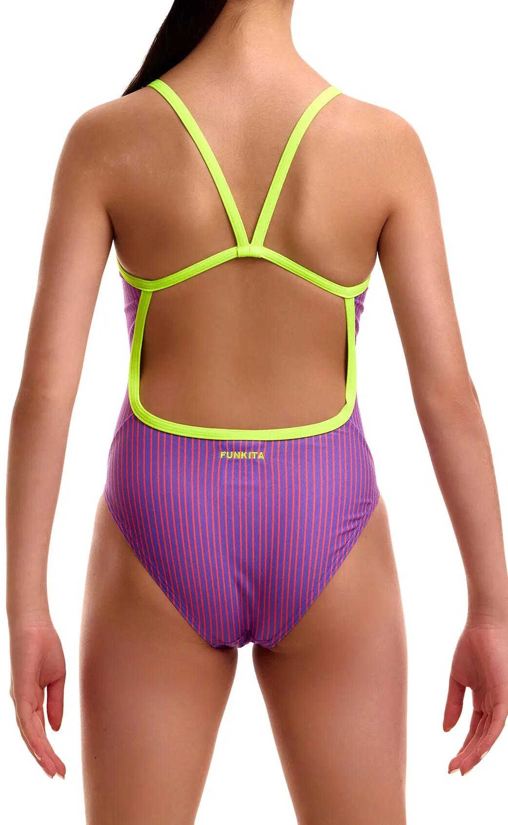 Strój kąpielowy jednoczęściowy FUNKITA Berry Crush - dziewczęcy 2/6