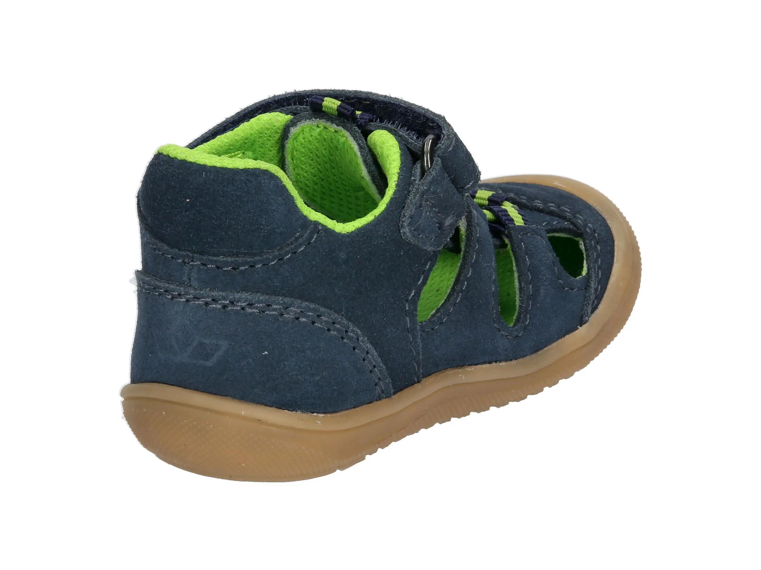 Chaussures - sport - garçons - Gwen V - suède, velcro - dunkelblau 4/6