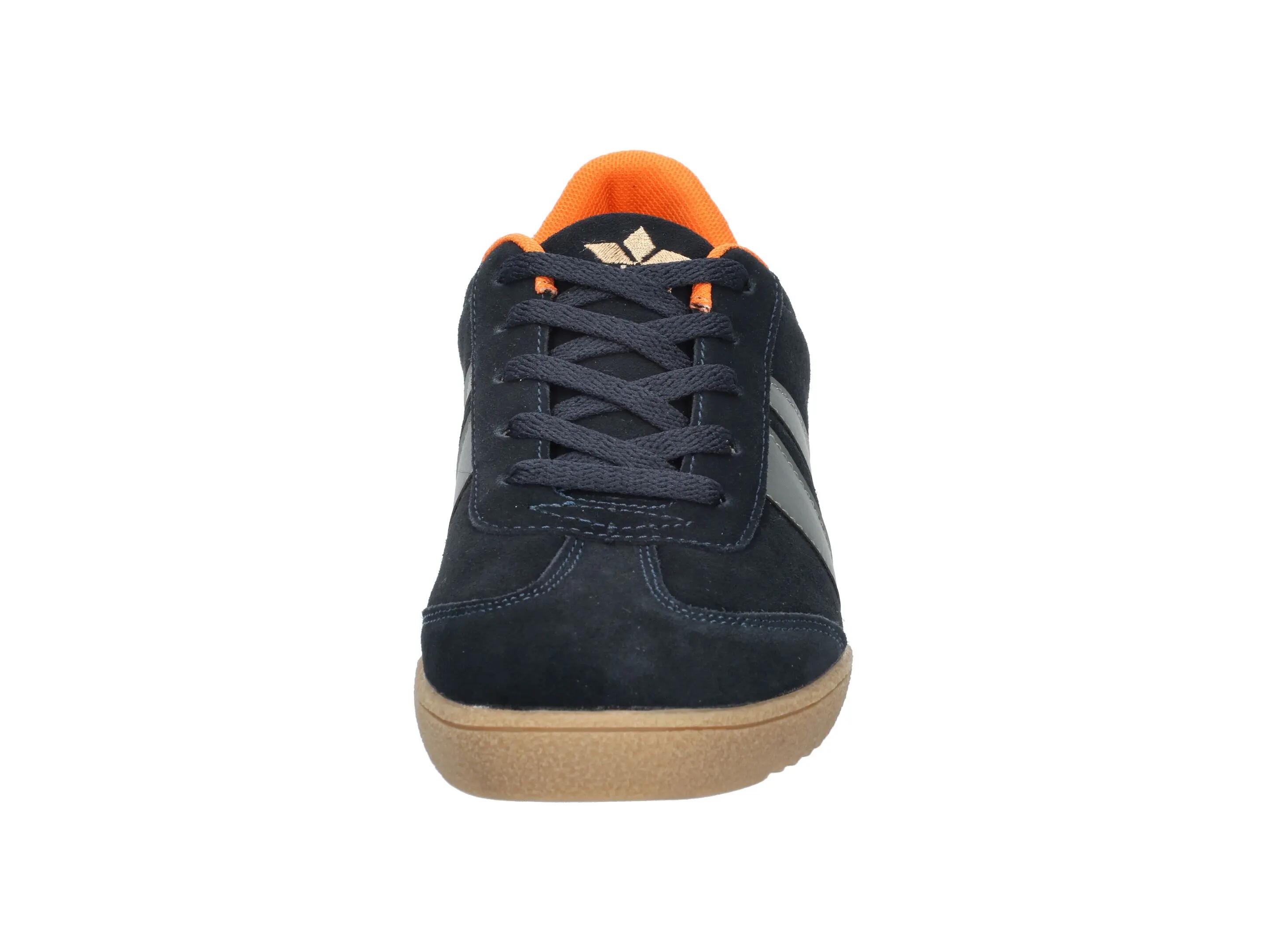 Chaussures - loisirs - hommes - velours, velcro - easley - bleu foncé 3/6