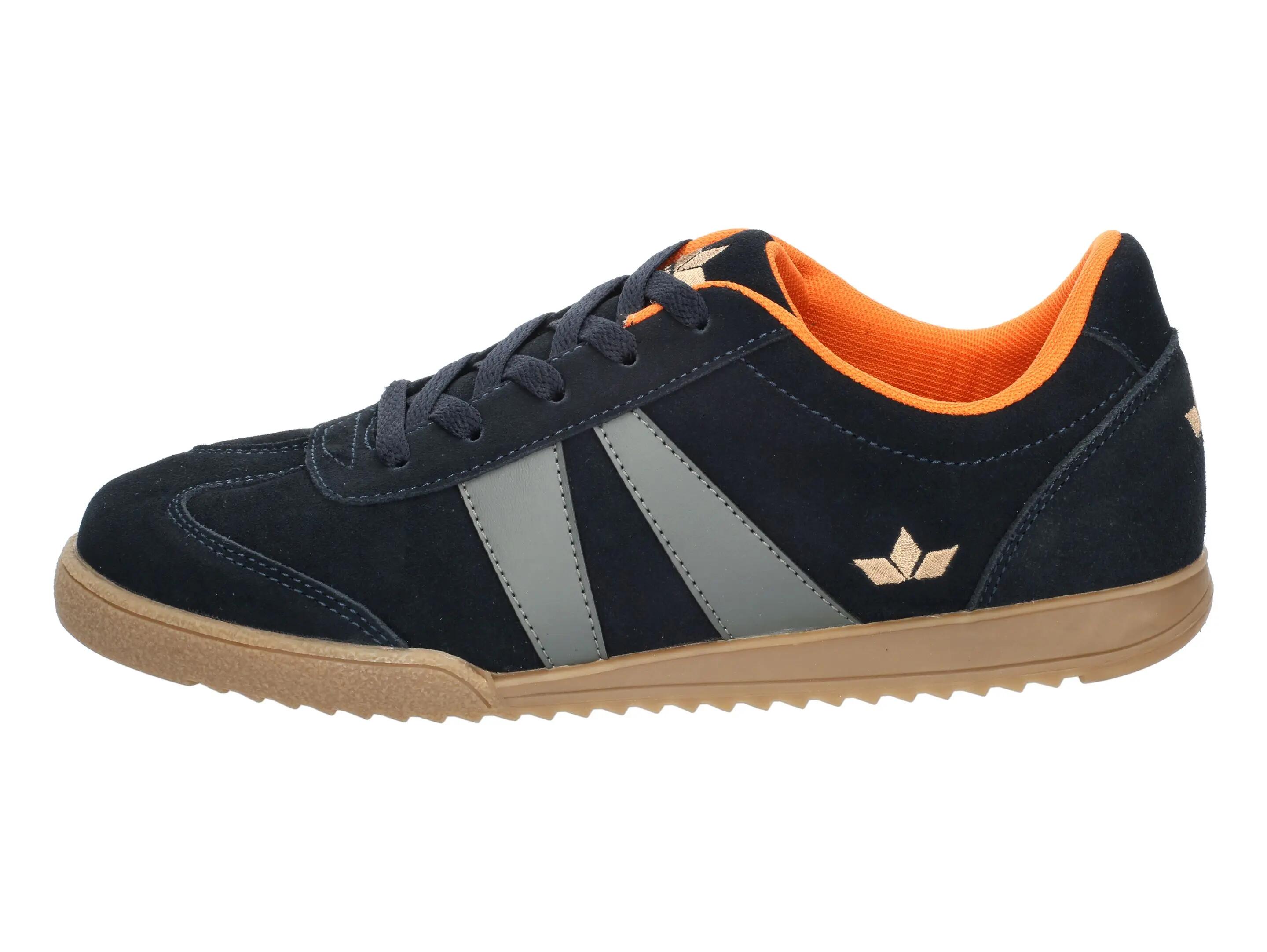 Chaussures - loisirs - hommes - velours, velcro - easley - bleu foncé 2/6