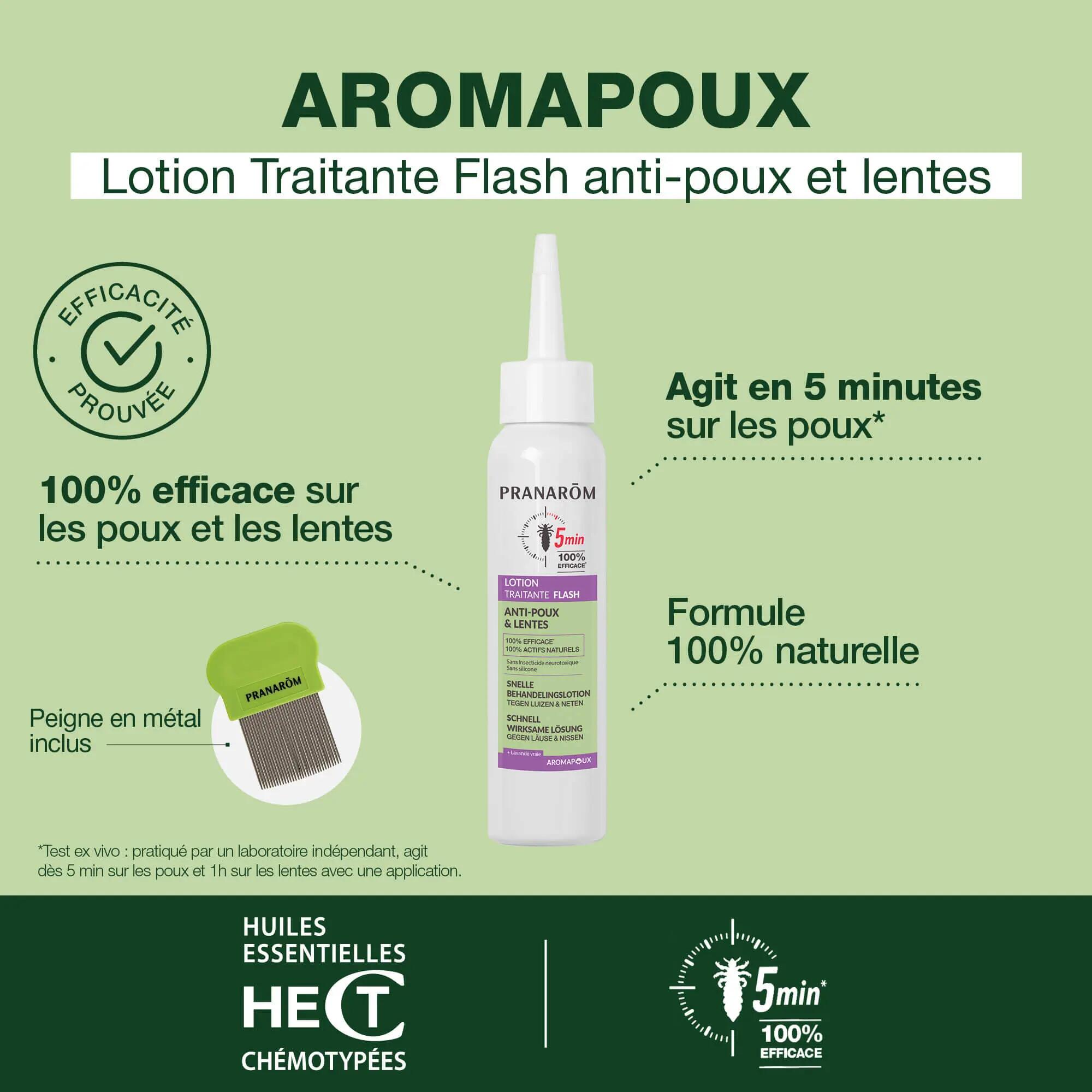 Lotion traitante anti-poux et lentes - 100% naturelle - 5 min 4/4