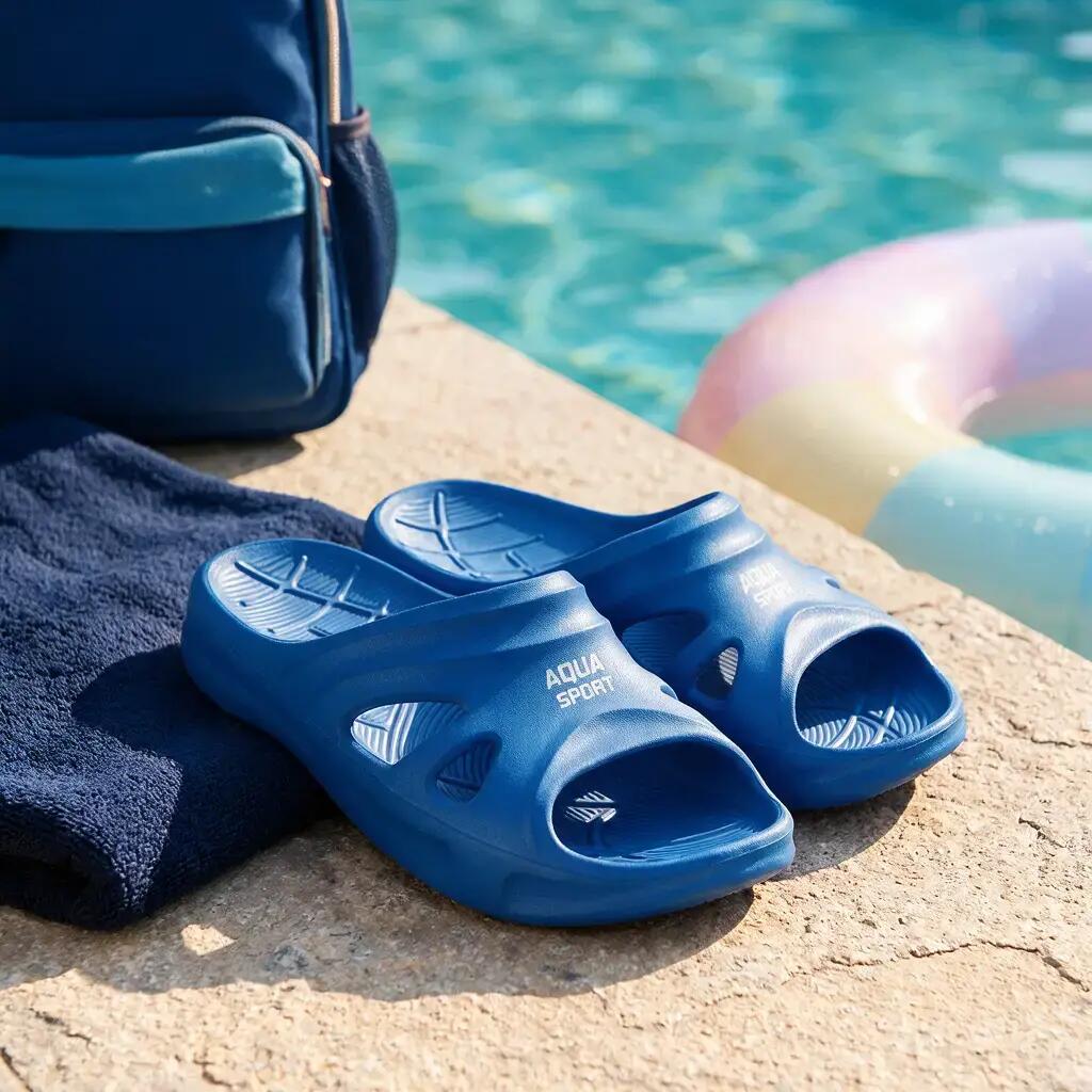 Klapki na basen dziecięce antypoślizgowe Aqua-Sport Malibu Junior 6/7
