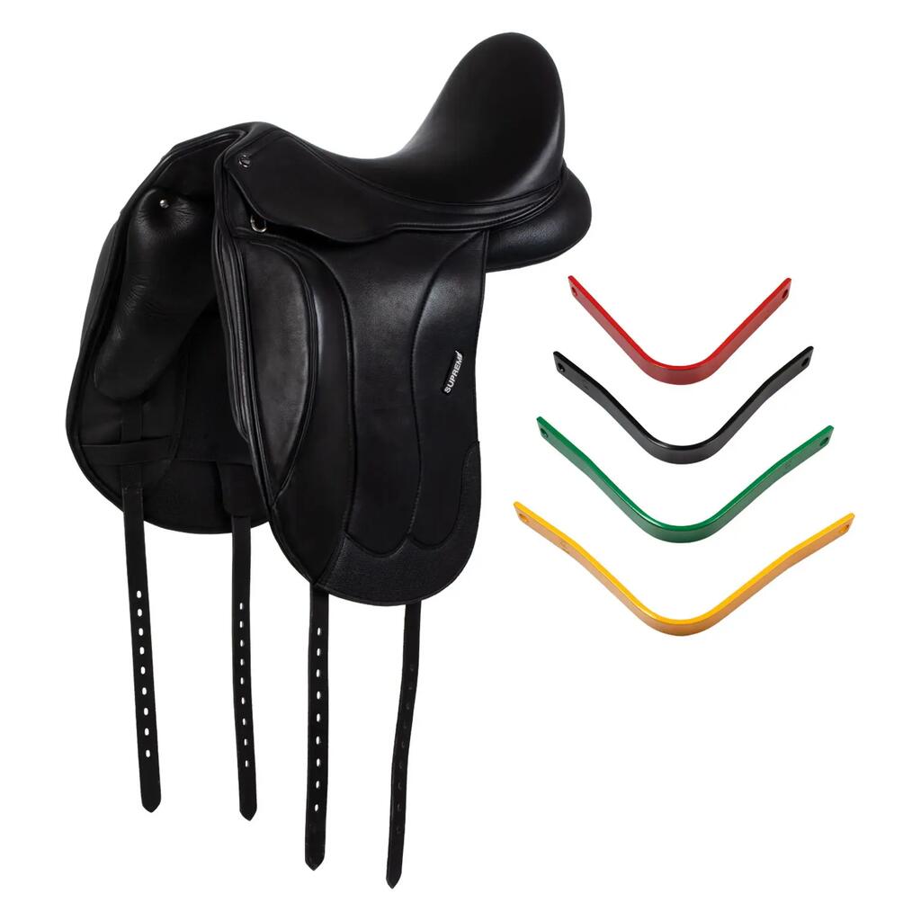 Dressage saddle new orleans with 4 gullet plates included