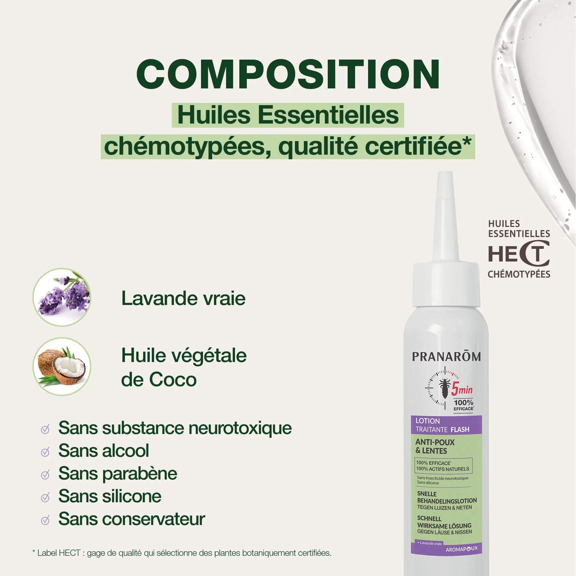 Lotion traitante anti-poux et lentes - 100% naturelle - 5 min 3/4