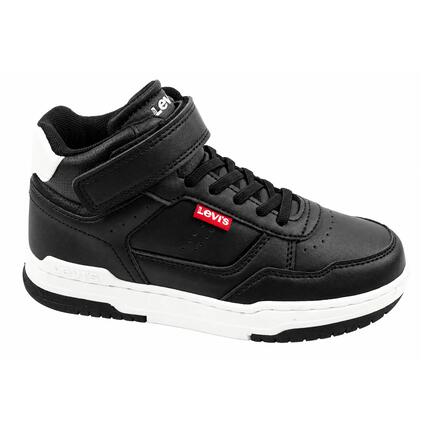 Buty sportowe dziecięce Levi's John SE czarne na rzep za kostkę