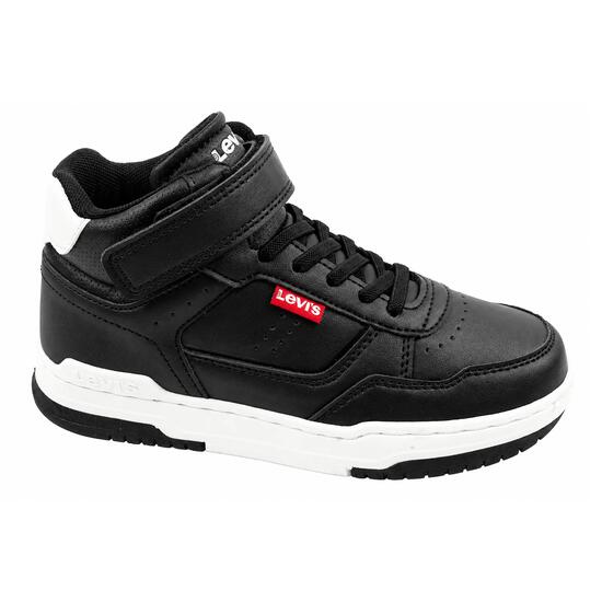 Buty sportowe dziecięce Levi's John SE czarne na rzep za kostkę