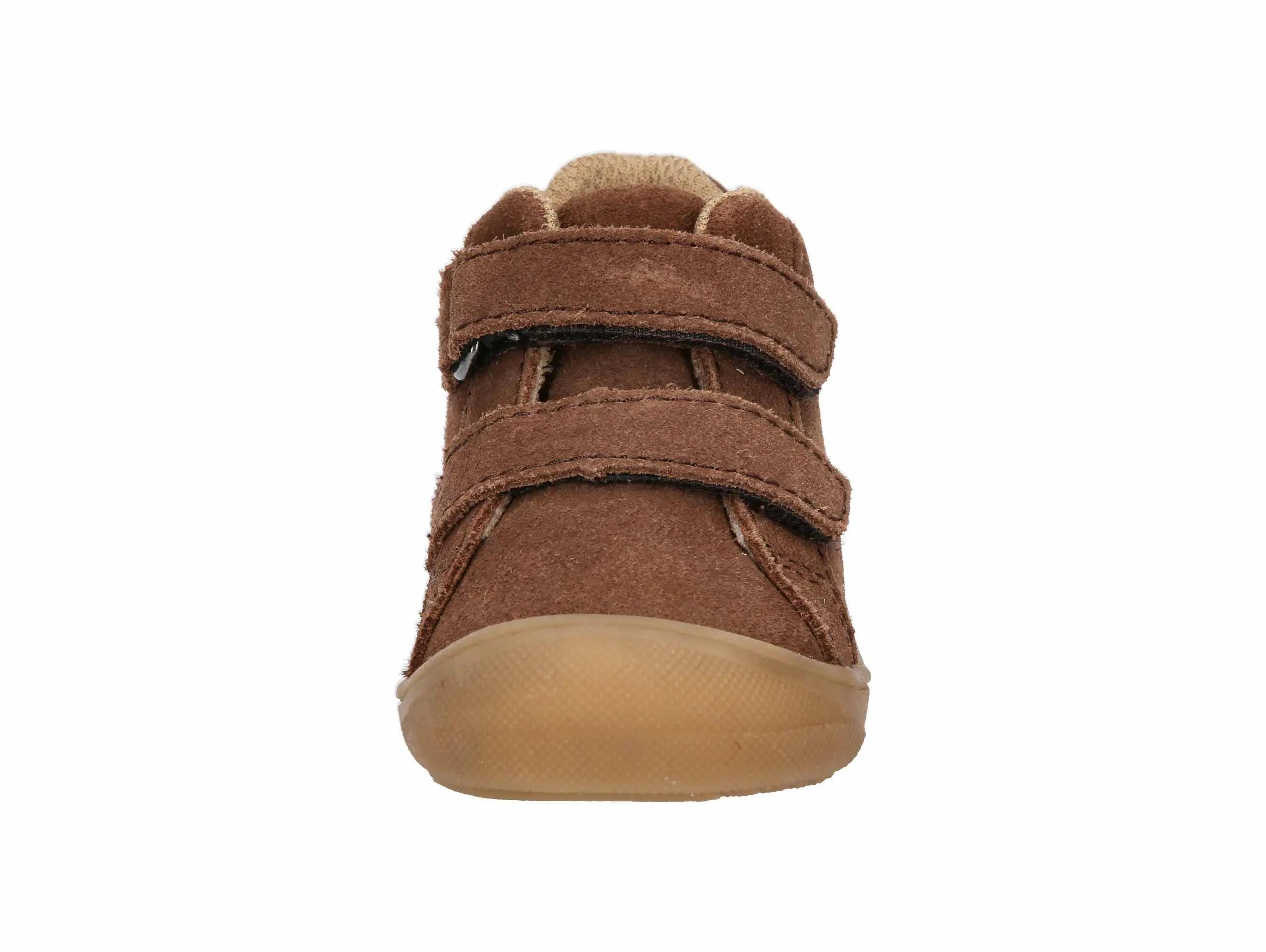 scarpe - corsa - bambini - velcro, scamosciato - Kalani - marrone 3/6