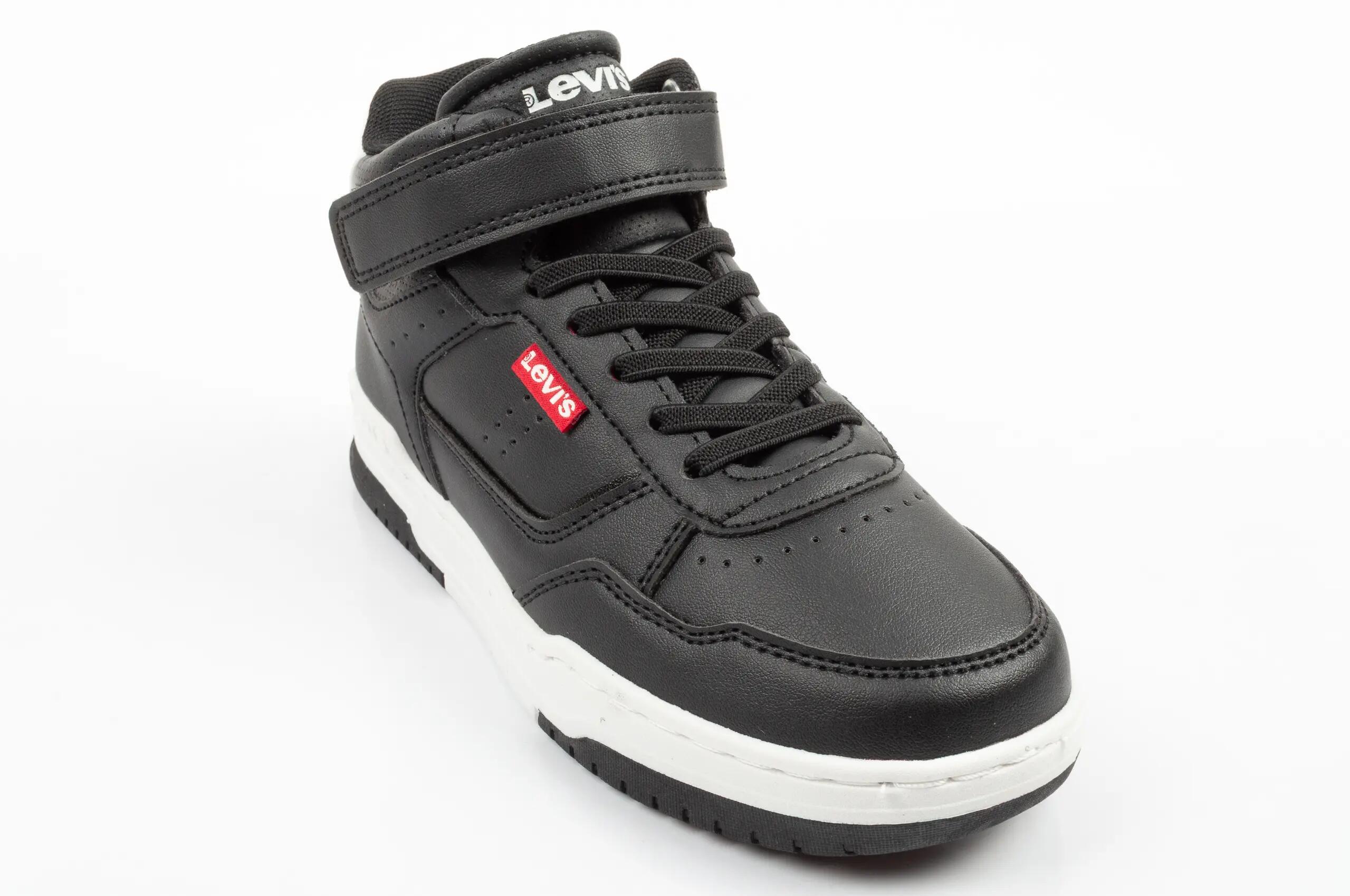 Buty sportowe dziecięce Levi's John SE czarne na rzep za kostkę 2/9
