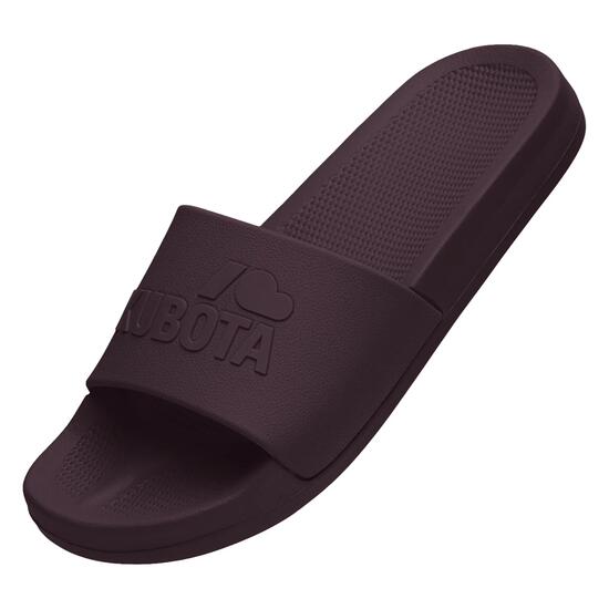 Claquettes Homme Kubota Basic Plain Bordeaux Pointure