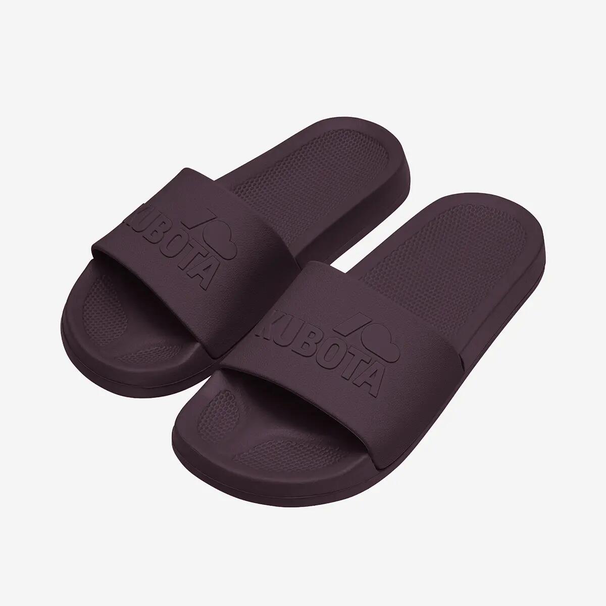 Claquettes Homme Kubota Basic Plain Bordeaux Pointure 6/6