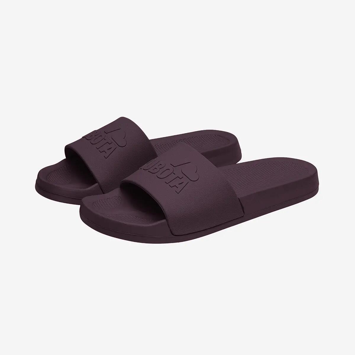 Claquettes Homme Kubota Basic Plain Bordeaux Pointure 4/6