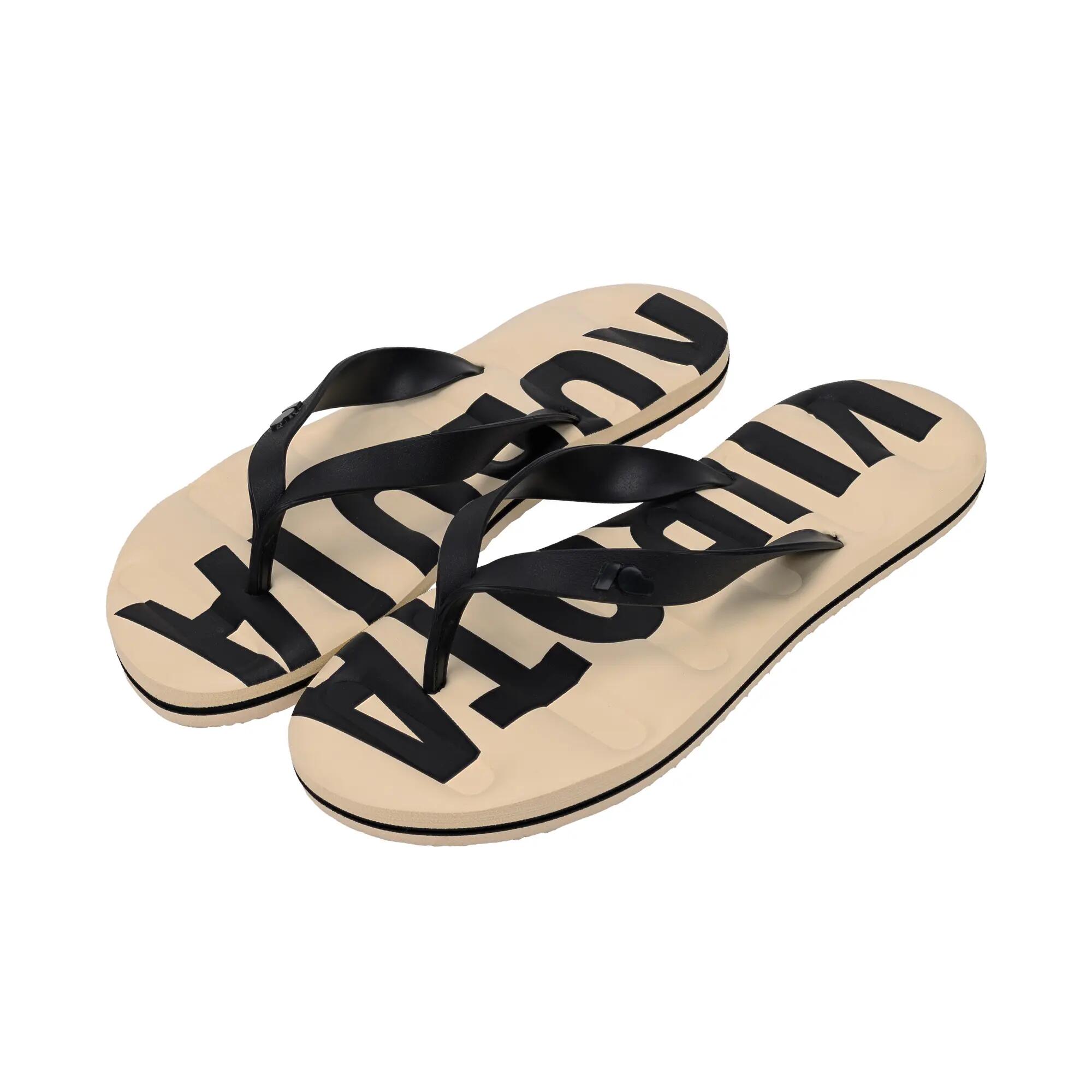 Herren Zehentrenner für Pool & Strand Ecru – Kubota Classic Badeschlappen 4/6