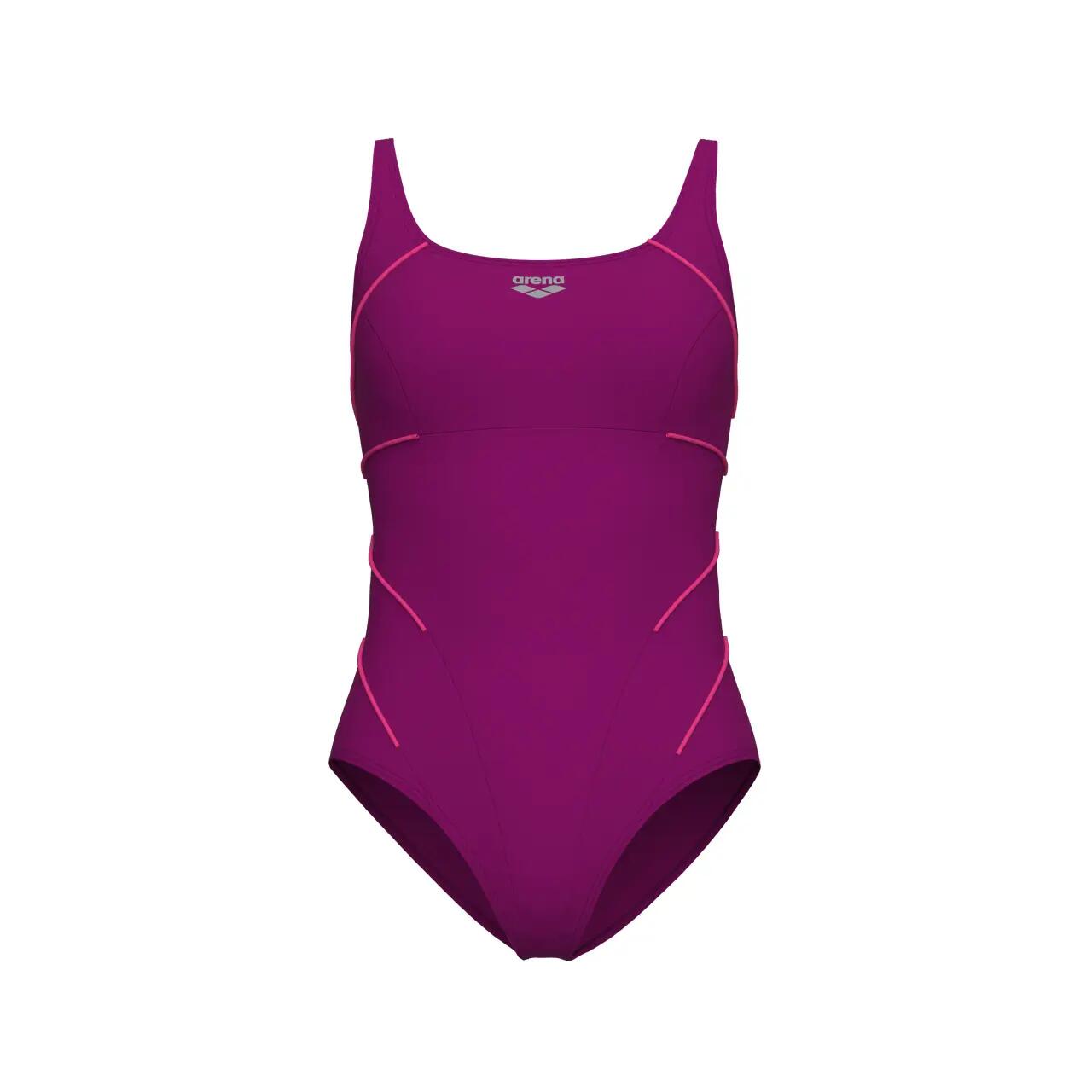 Strój kąpielowy damski sportowy Arena Butterflies Lace Back 6/7