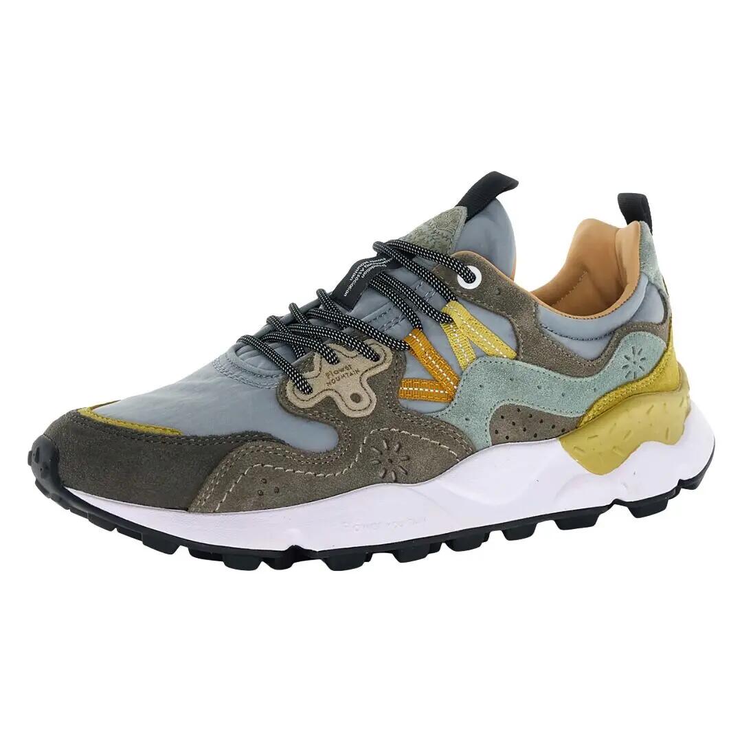 Zapatillas Flower Mountain Multicolor Yamano 3 Man Cow Velour Anthracite Mud Gr 2/4