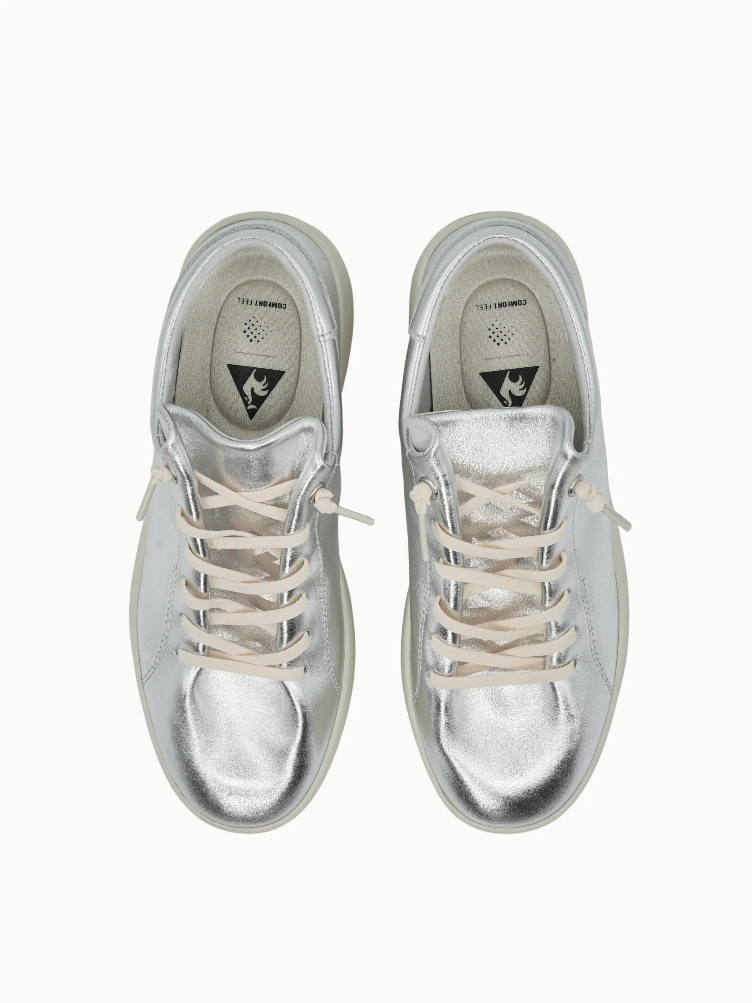 Sneakers en cuir effet métallique Finesse 4/4
