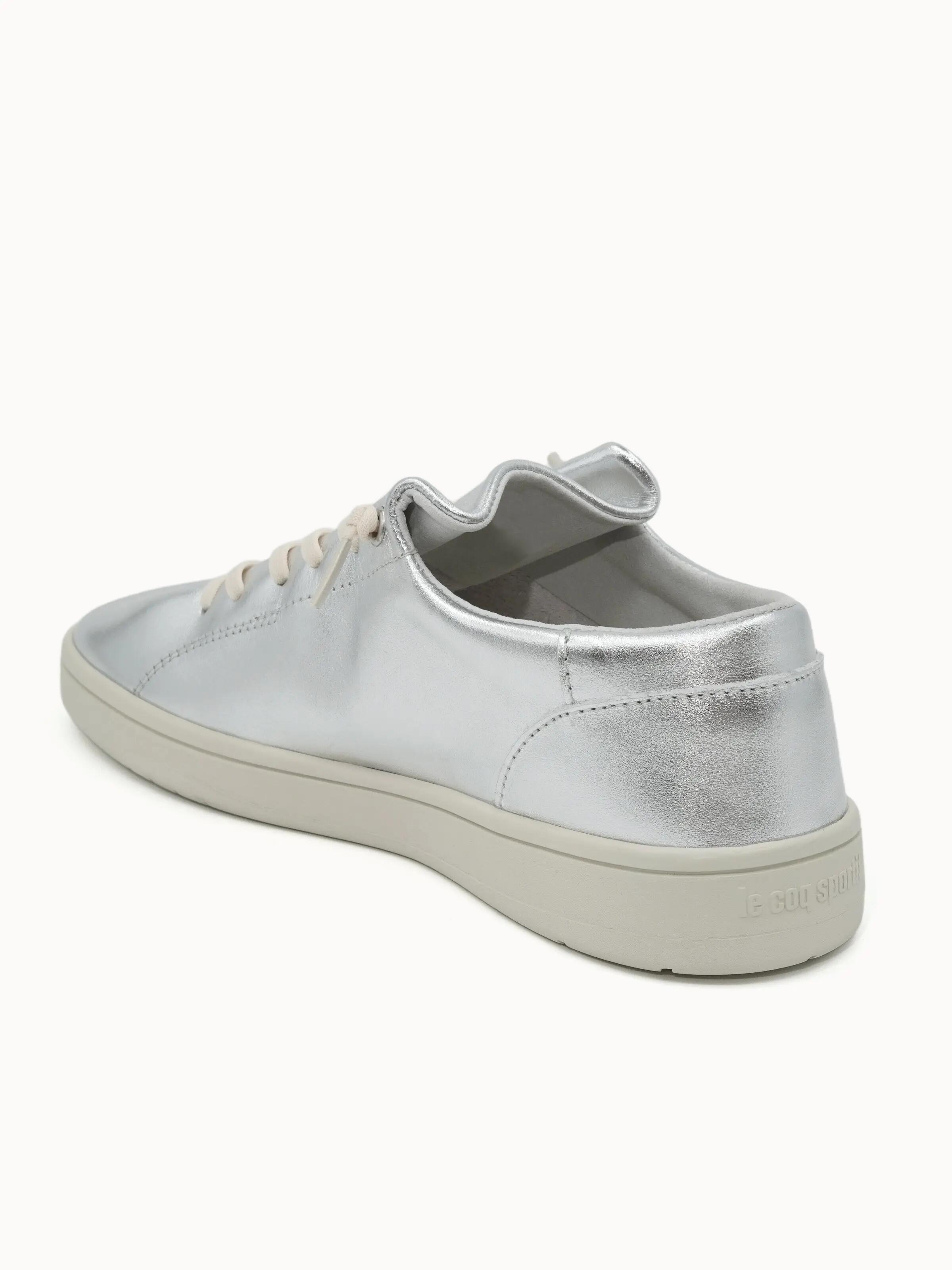 Sneakers en cuir effet métallique Finesse 3/4