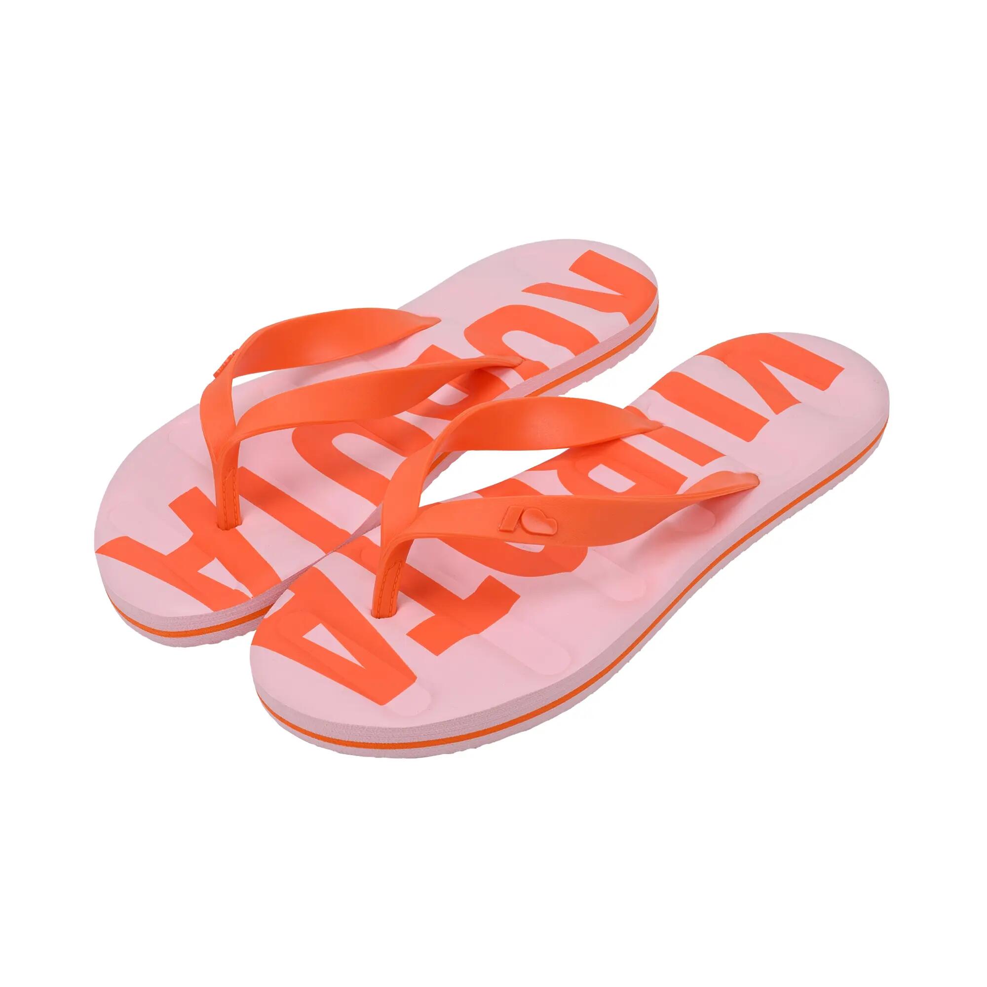Herren Zehentrenner für Pool & Strand Orange – Kubota Classic Badeschlappen 5/6
