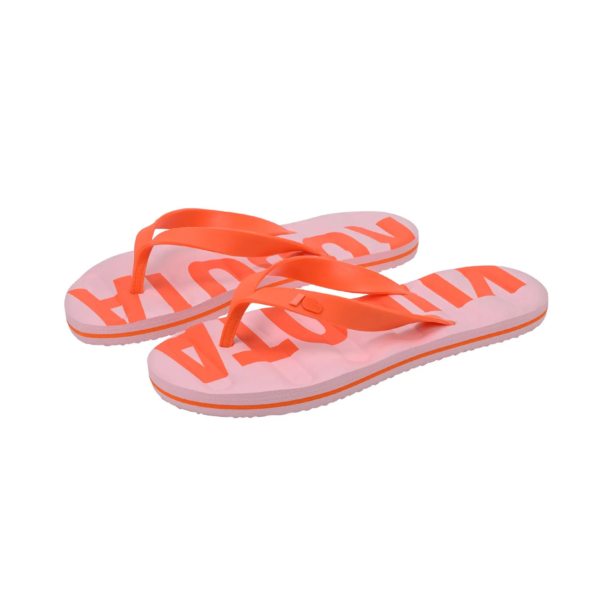 Herren Zehentrenner für Pool & Strand Orange – Kubota Classic Badeschlappen 4/6
