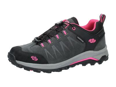 Scarpe trekking donna - impermeabili lacci rapidi - grigio/rosa