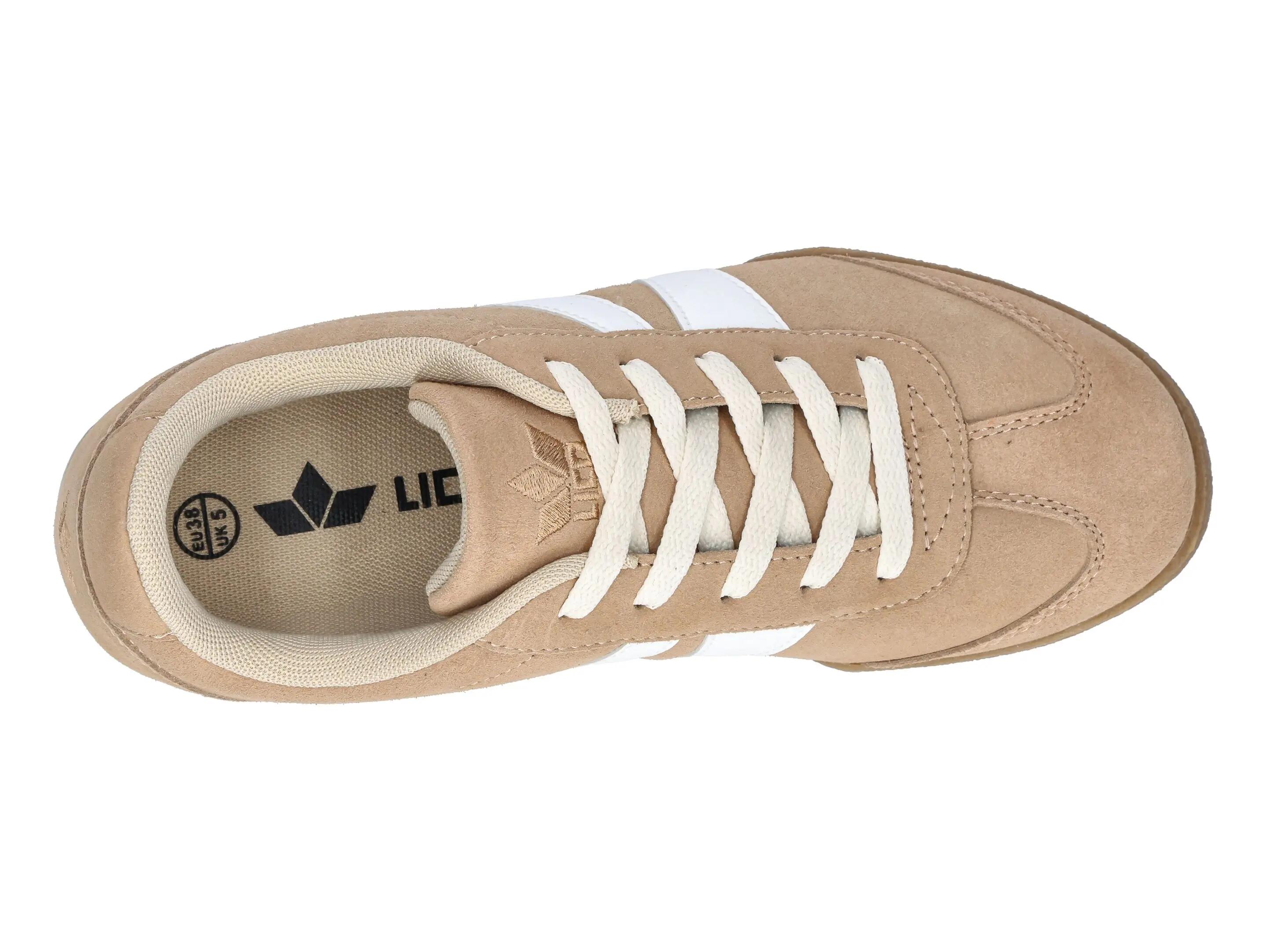Chaussures - loisirs - femmes - suédé, doublure textile - easley - beige 5/6