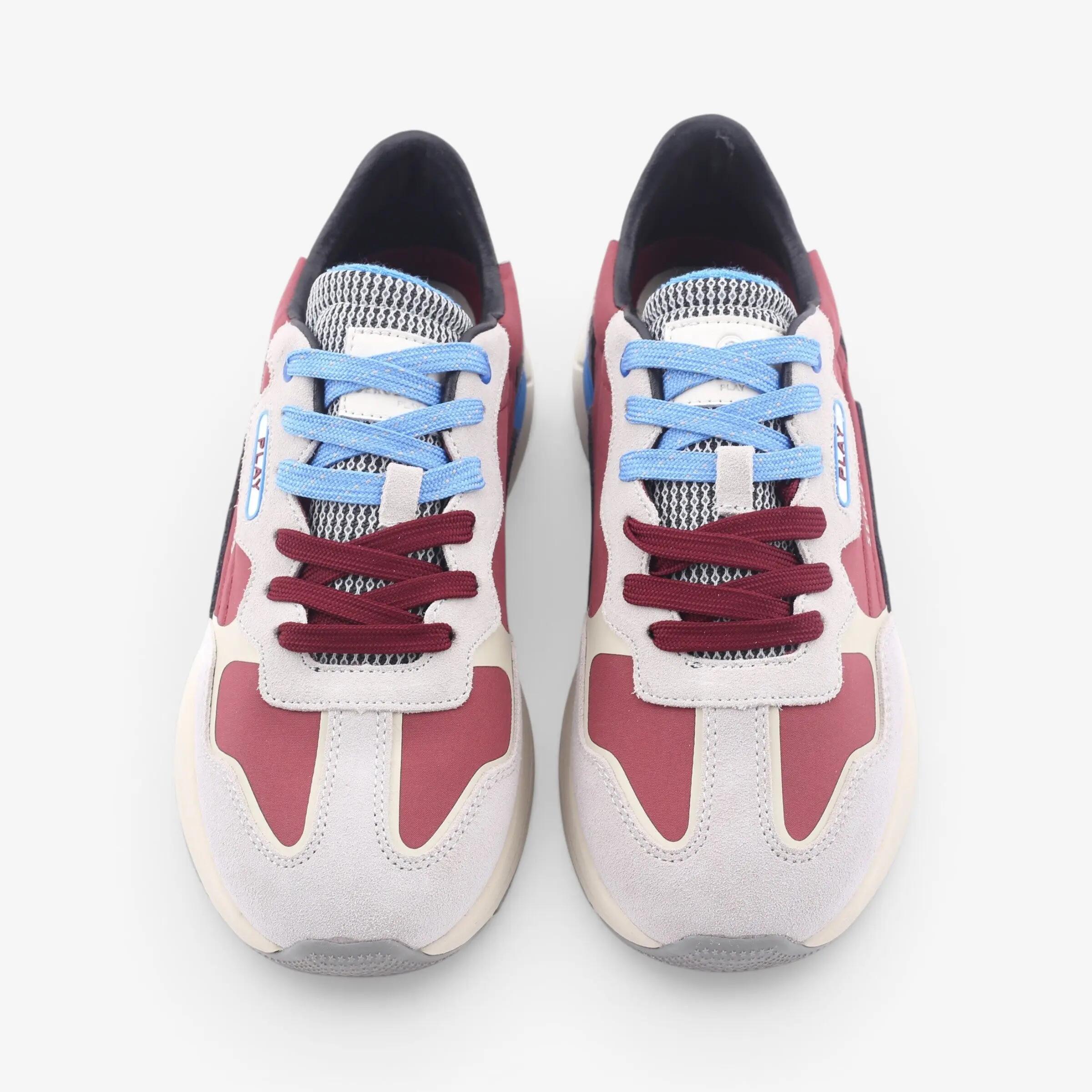 Sneakers Genève rosse 3/4
