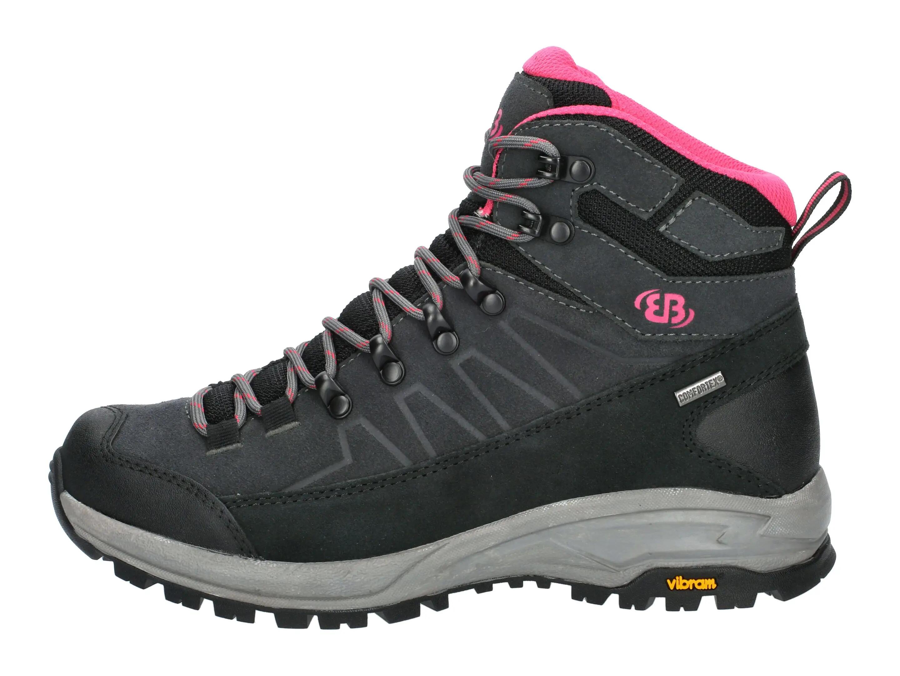 Chaussures - randonnée - femmes - imperméables, vibram - gris 2/6