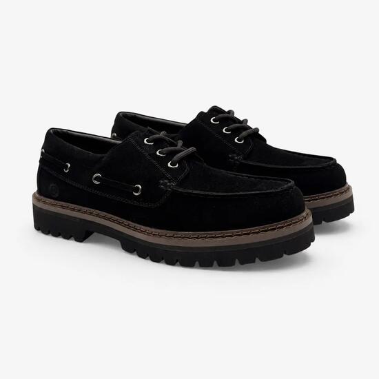 Chaussures bateau noires Wichita
