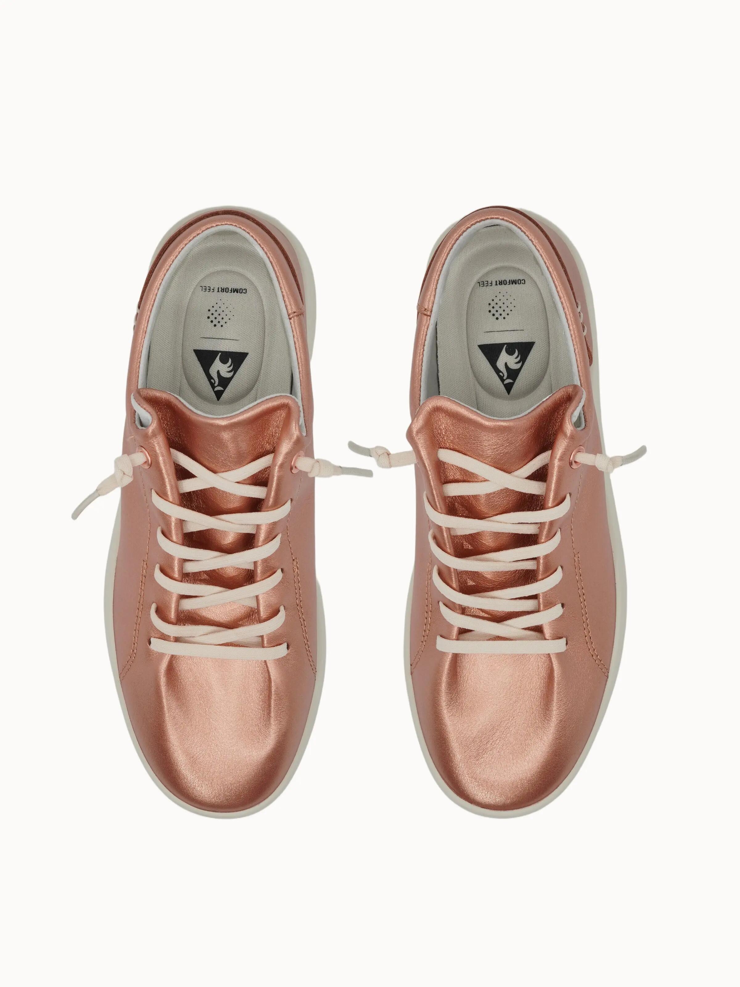 Sneakers en cuir effet métallique Finesse 4/4