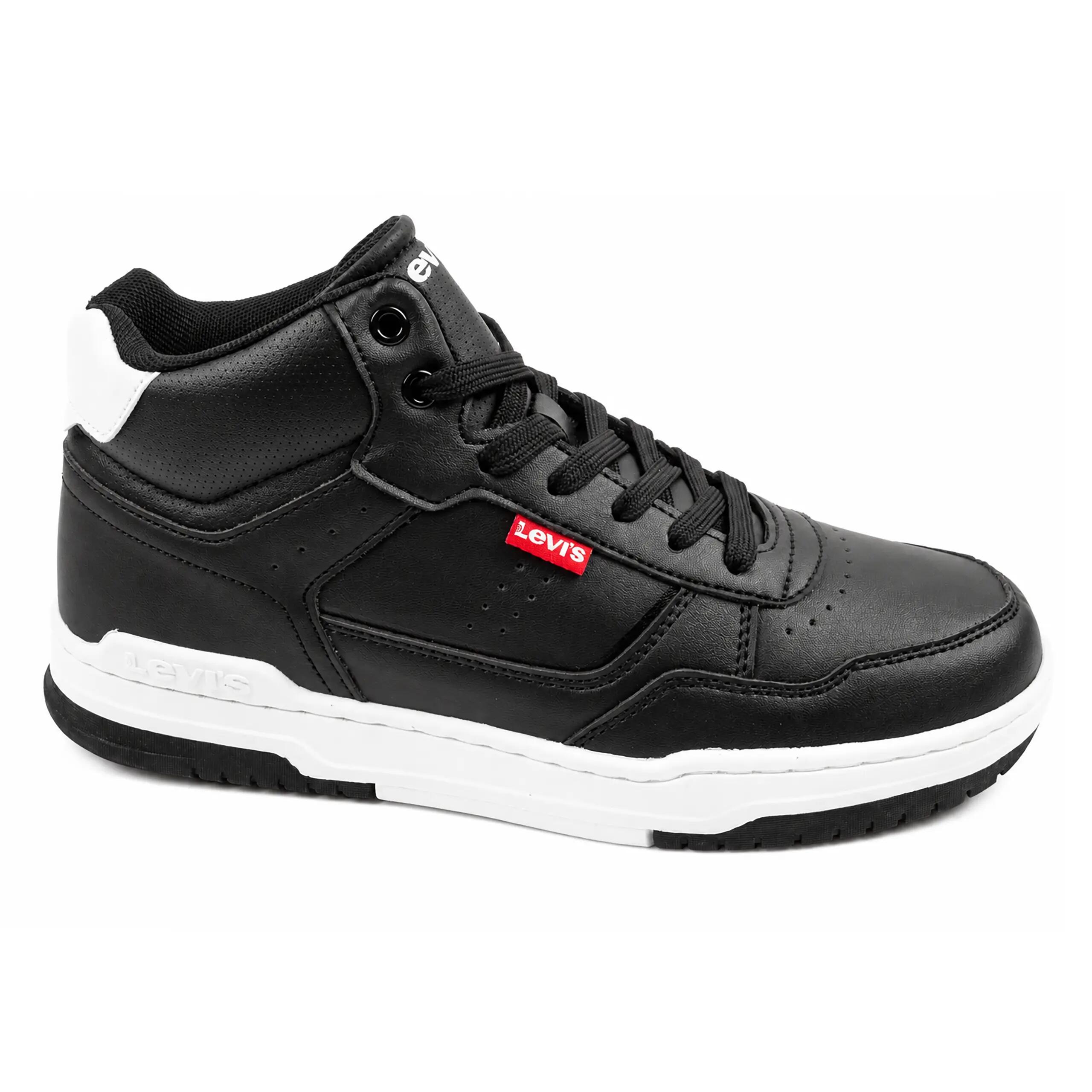 Scarpe sportive da bambino Levi's John SE nere alla caviglia 1/9