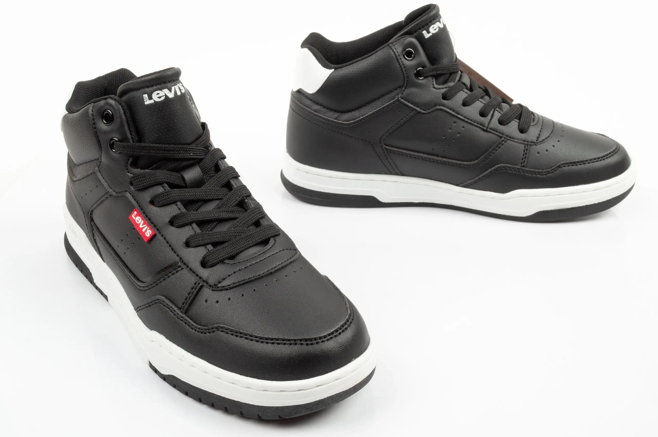 Scarpe sportive da bambino Levi's John SE nere alla caviglia 7/9