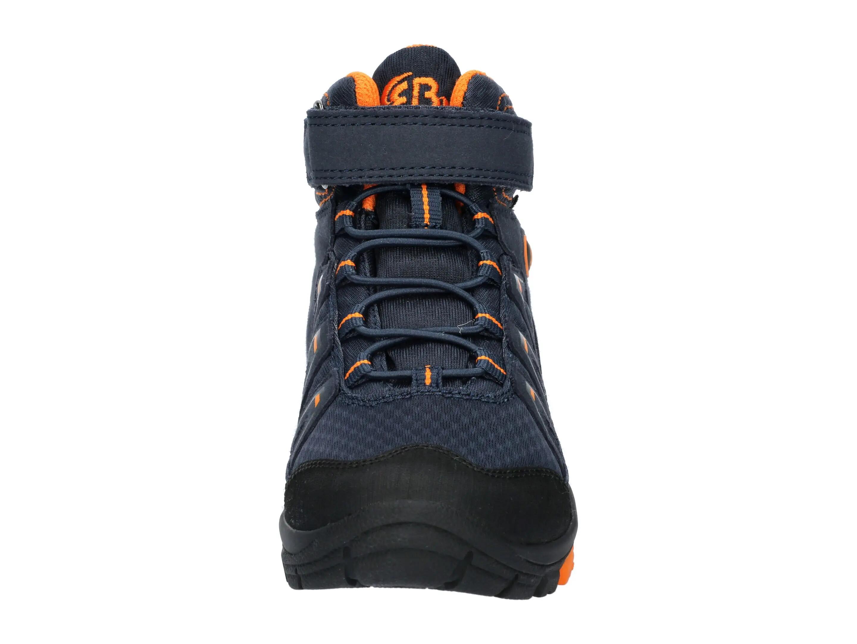 Chaussures - randonnée - enfants - imperméables, lacets rapides - bleu foncé 3/6