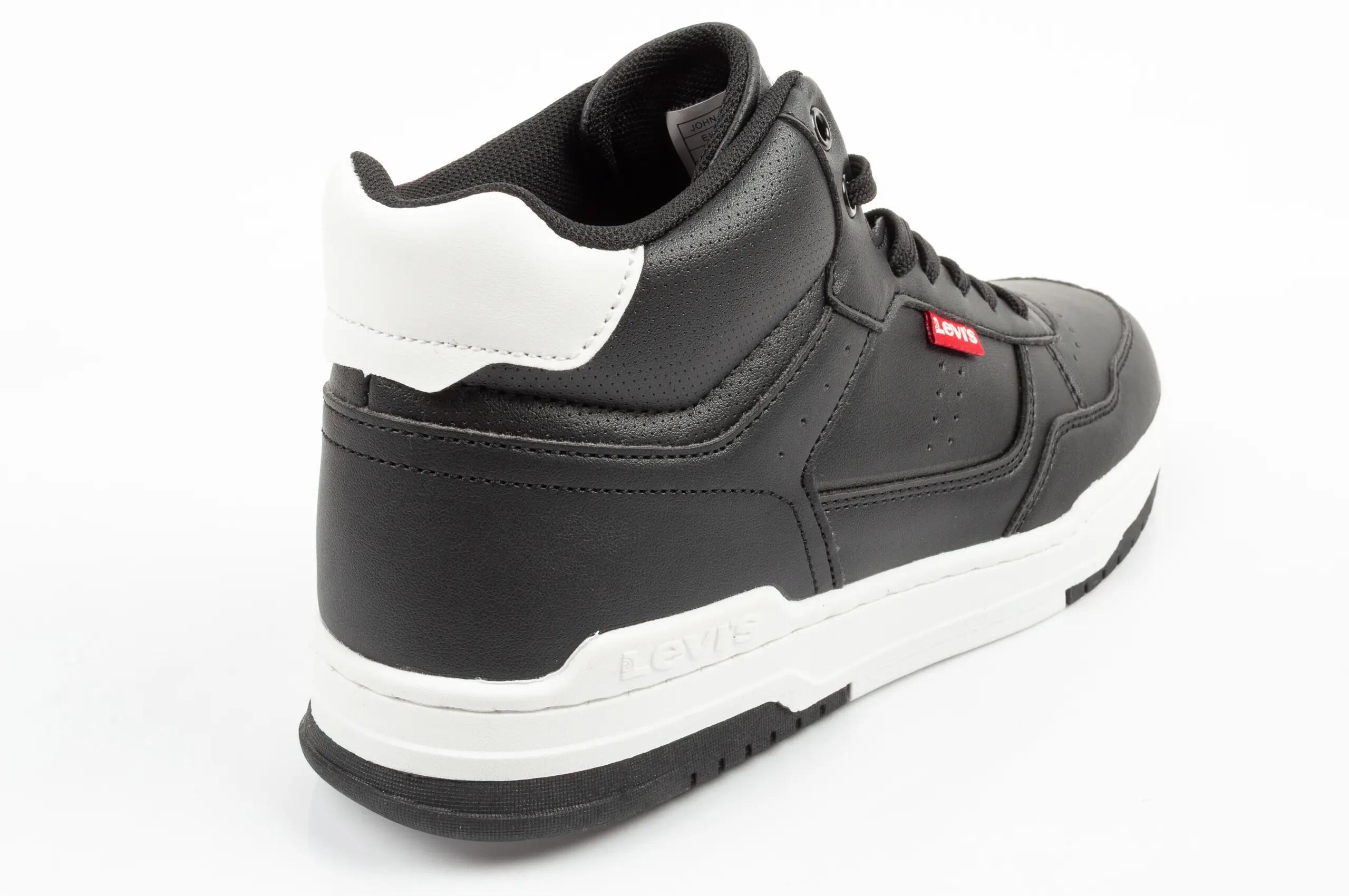 Scarpe sportive da bambino Levi's John SE nere alla caviglia 4/9