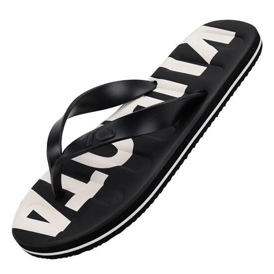 Tongs Homme Noir pour Piscine et Plage – Claquettes Kubota Classic