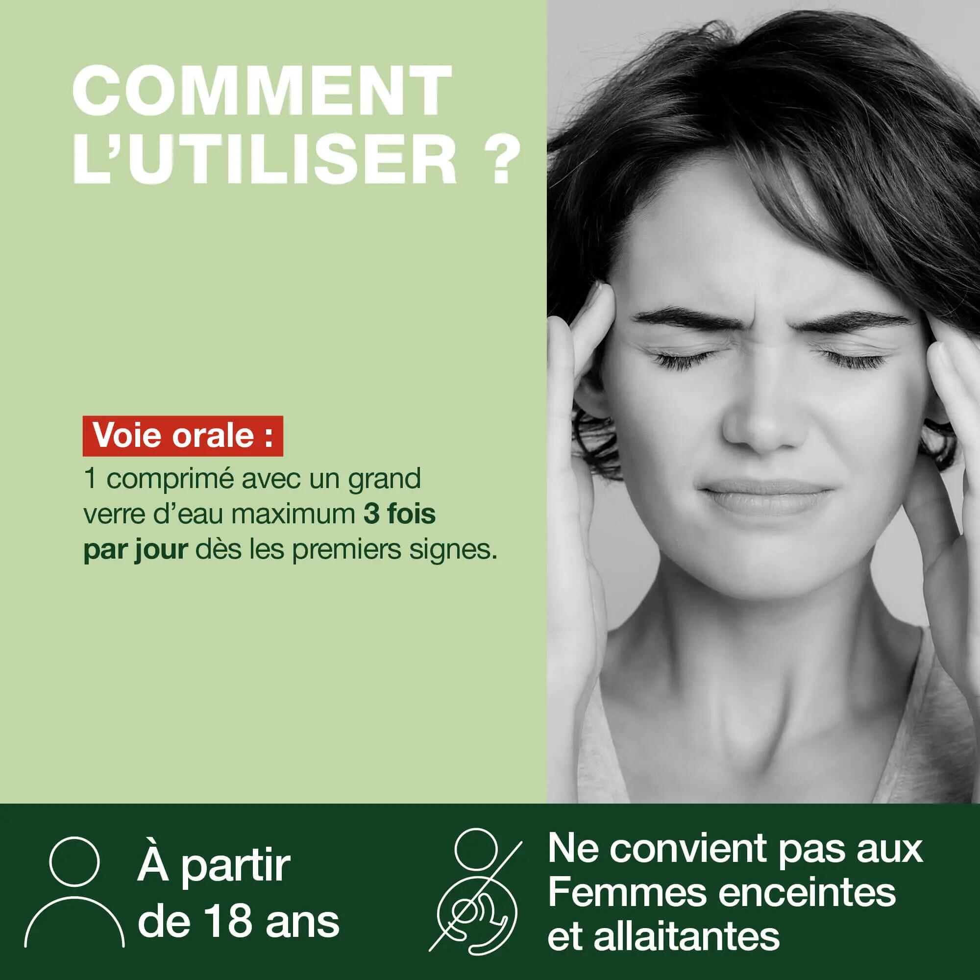 Comprimés maux de tête - grande camomille - 8 comprimés 2/5