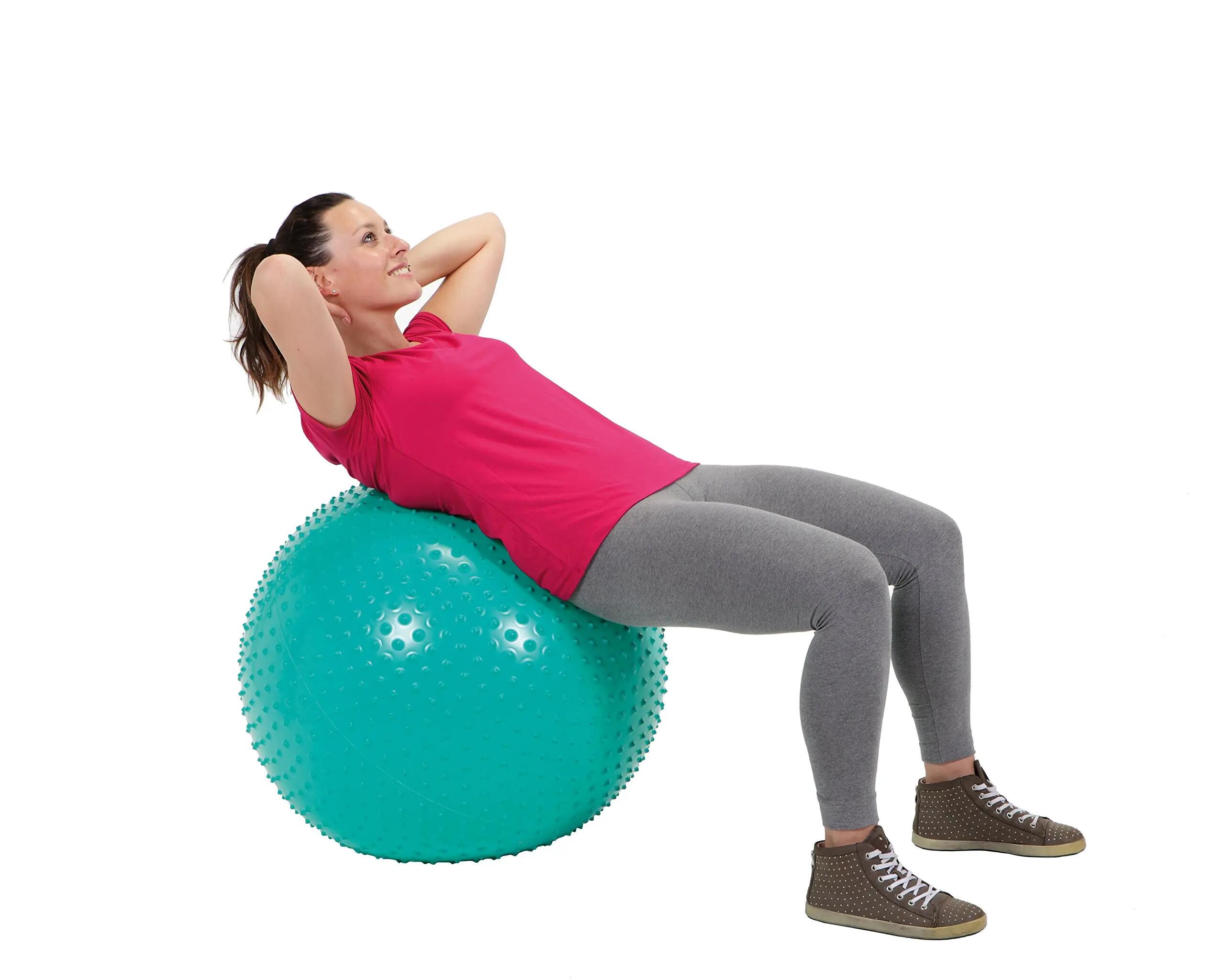 Gymnic Therasensory Palla fisioterapia con rilievi Ø 65 cm verde 3/3