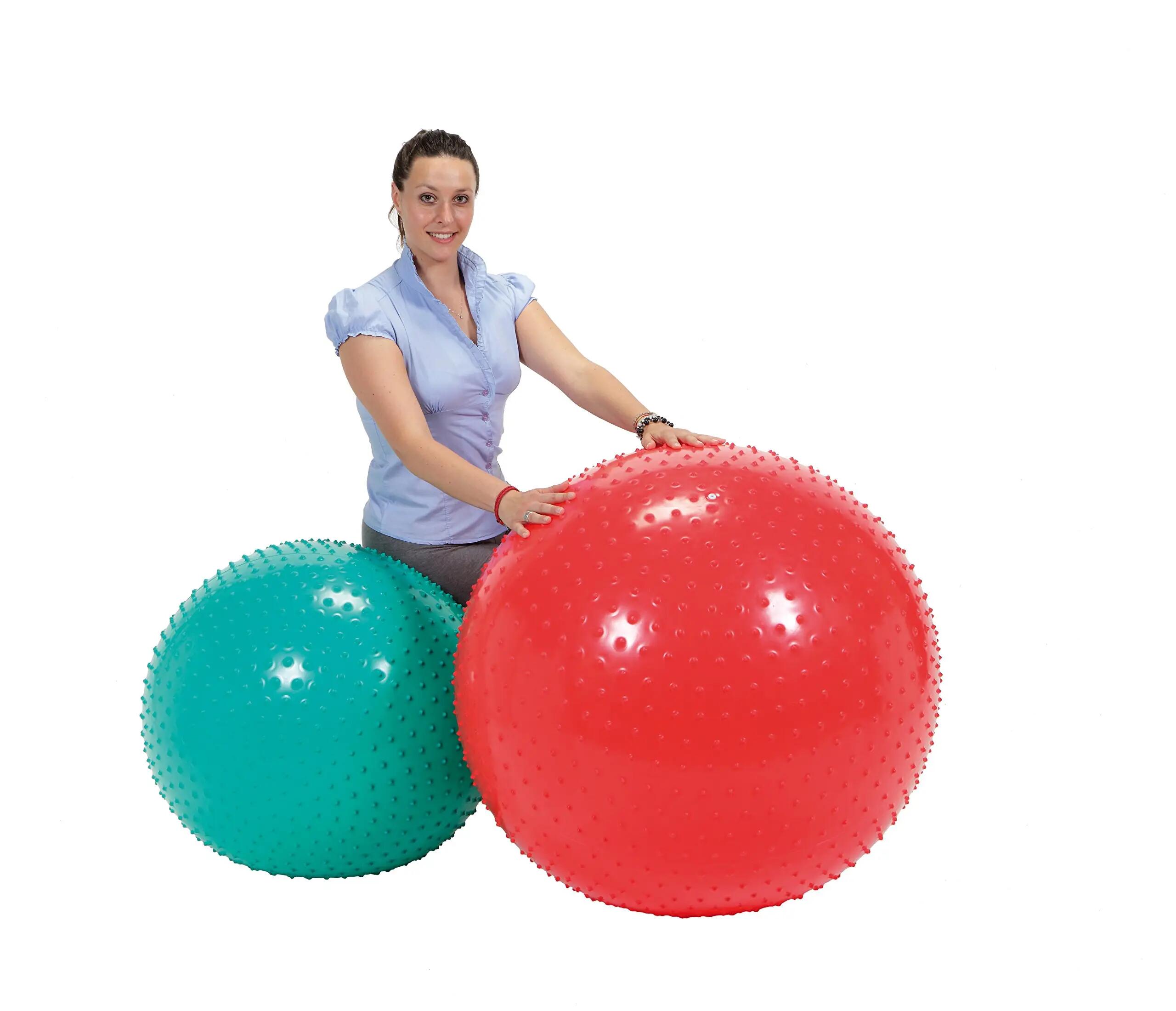 Gymnic Therasensory Palla fisioterapia con rilievi Ø 65 cm verde 2/3