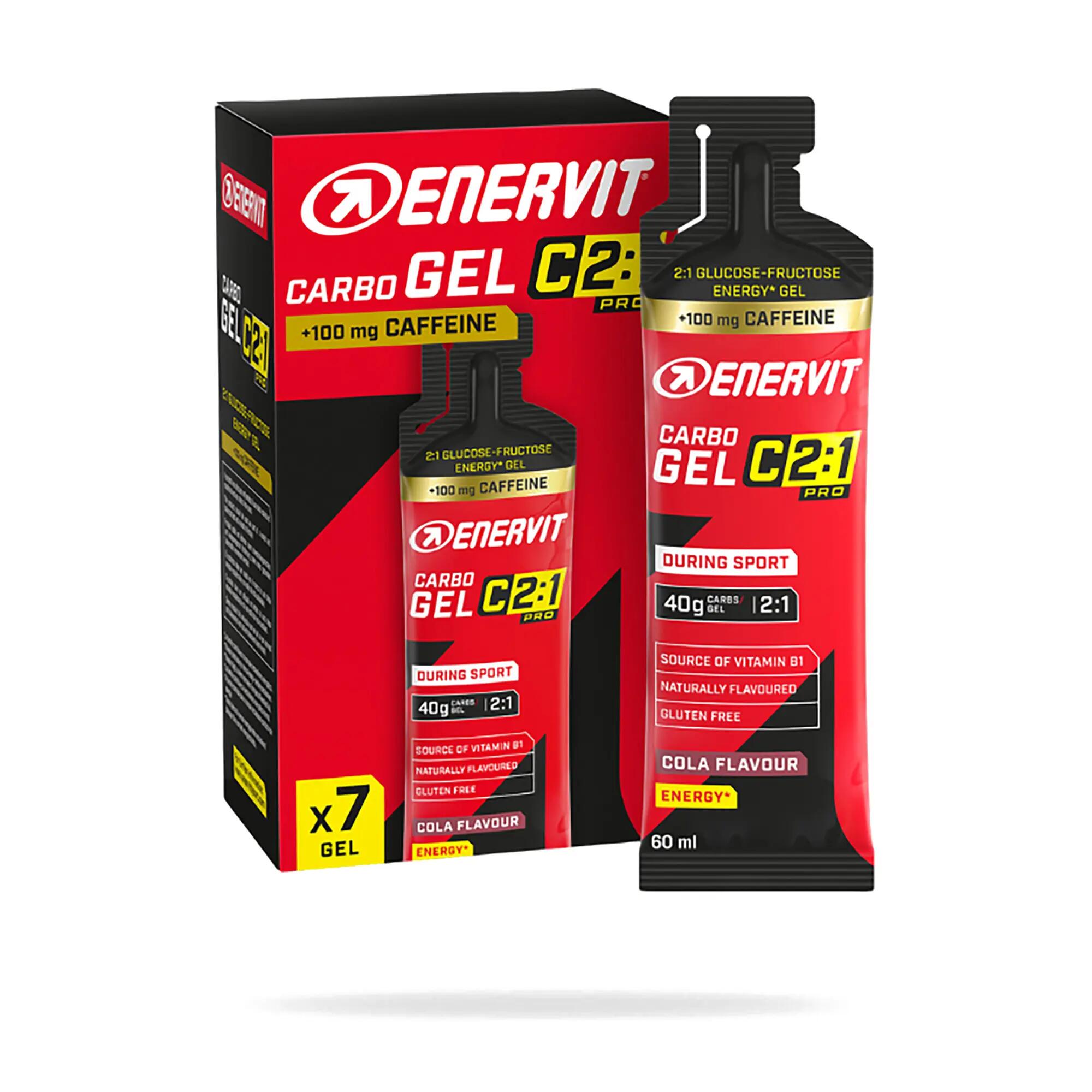 Pack de gels énergétiques Enervit Carbo Gel C2:1Pro 7 pcs x 60 2/2
