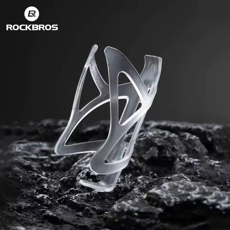 Koszyk uchwyt na bidon do roweru TPU Rockbros 310050003 przezroczysty 2/4