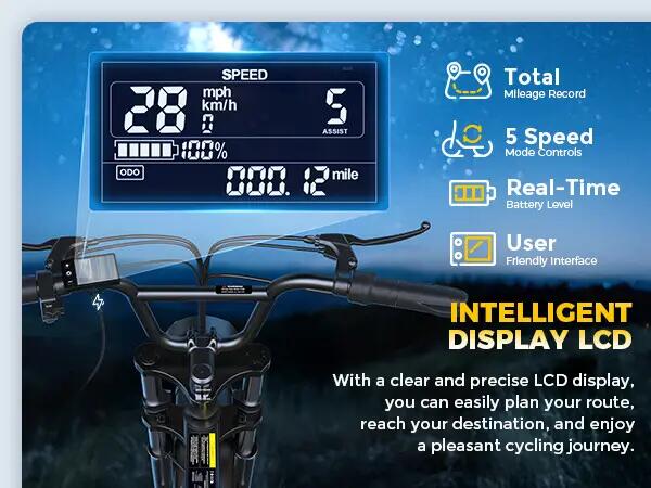 Vélo de ville électrique iScooter EB5Max 250W 748.8Wh 26-pouces 5/10