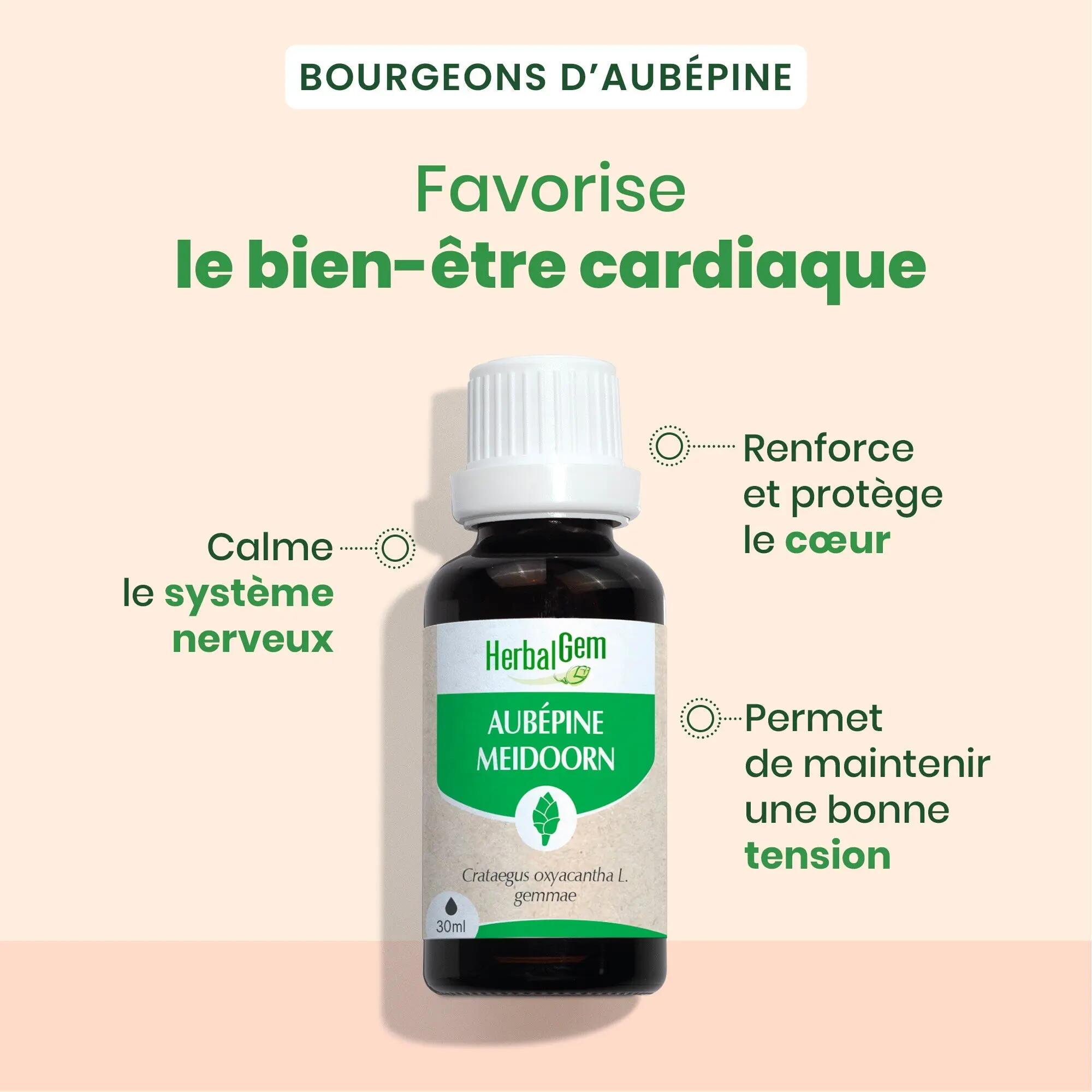 Bourgeon d'aubépine bio - Solution buvable 30 ml 5/5