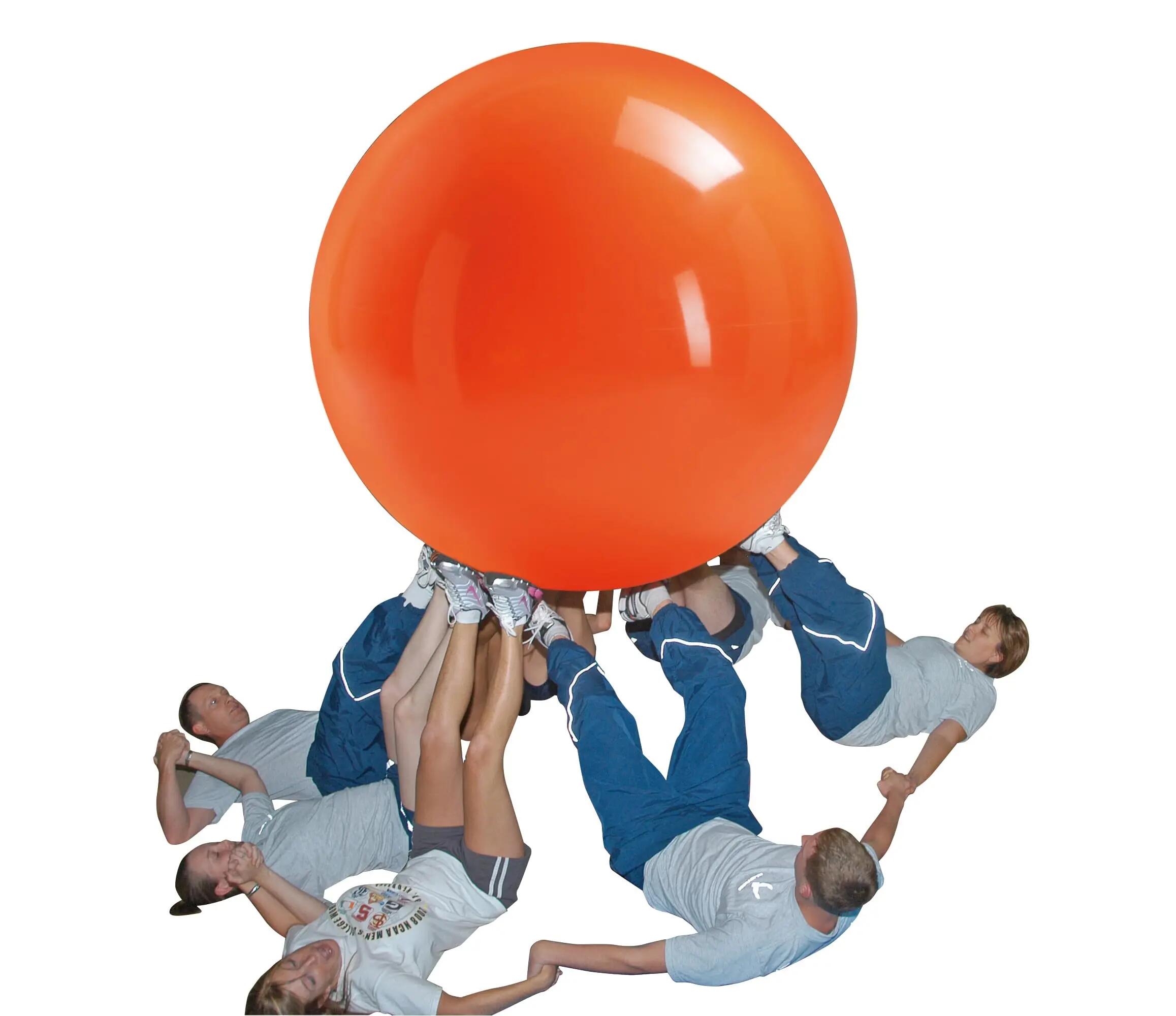 Gymnic Megaball Palla gigante gonfiabile Ø 150 cm arancione 4/5
