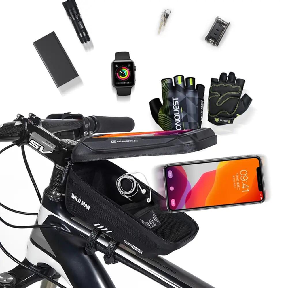 Fietstas voor frame met waterdichte touchscreen-telefoonhouder WILD MAN 6/6